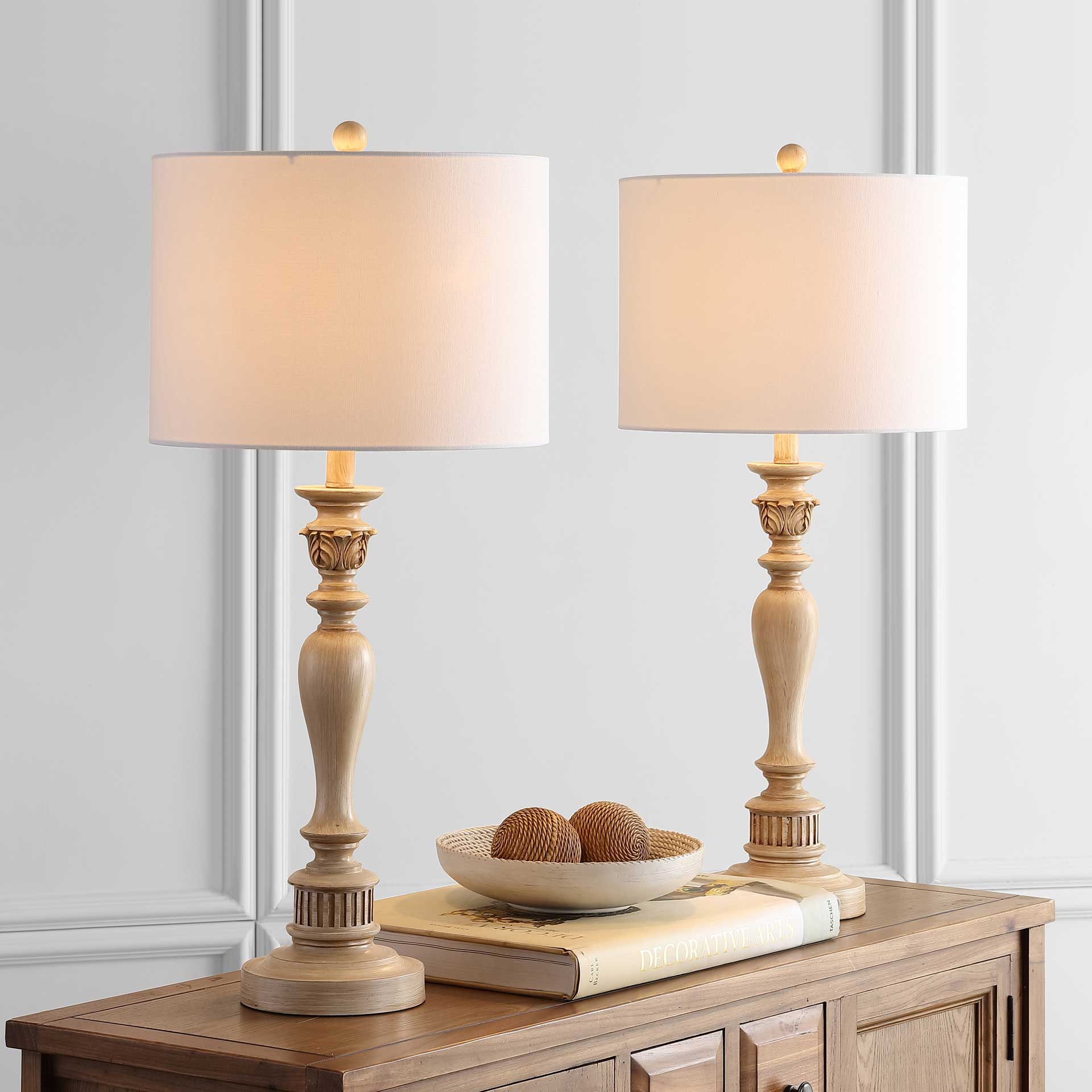 Hudson Table Lamp Light Brown (Set of 2) - Image 4