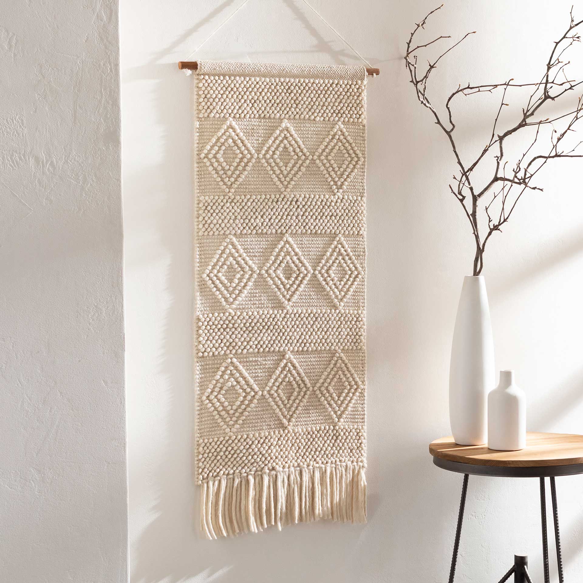 Hugo Wall Hanging White - Image 2