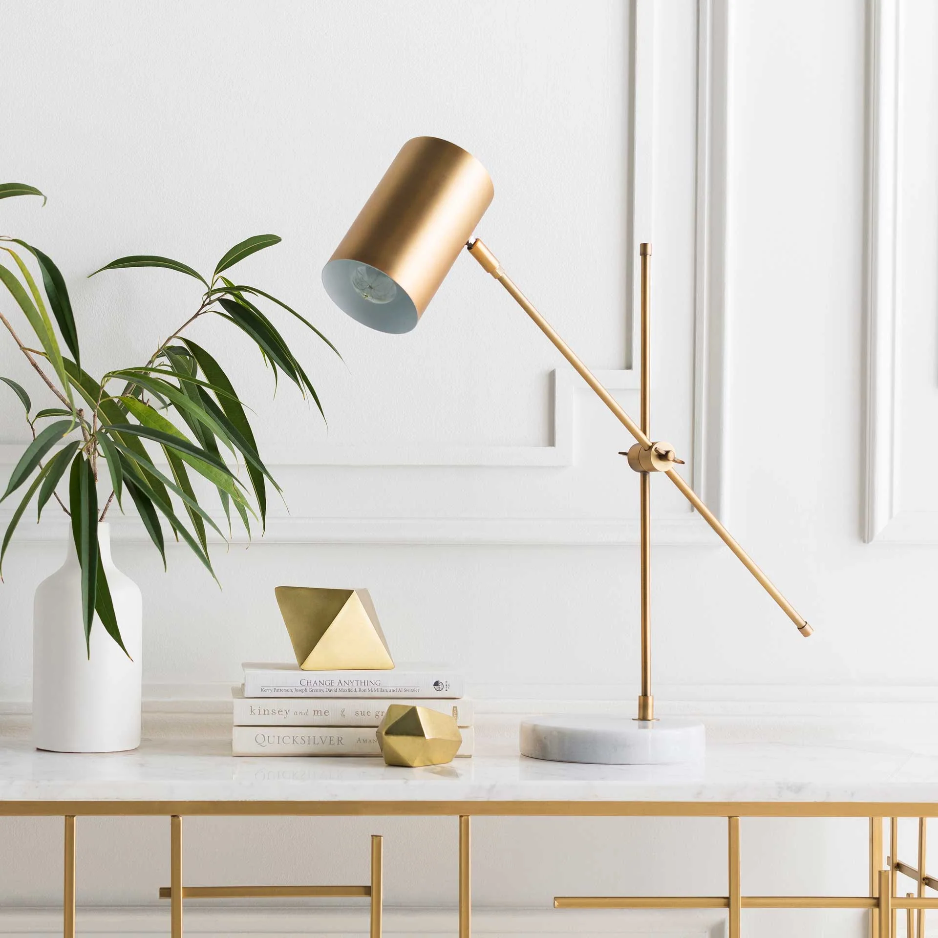 Hunter Table Lamp Brass - Image 7