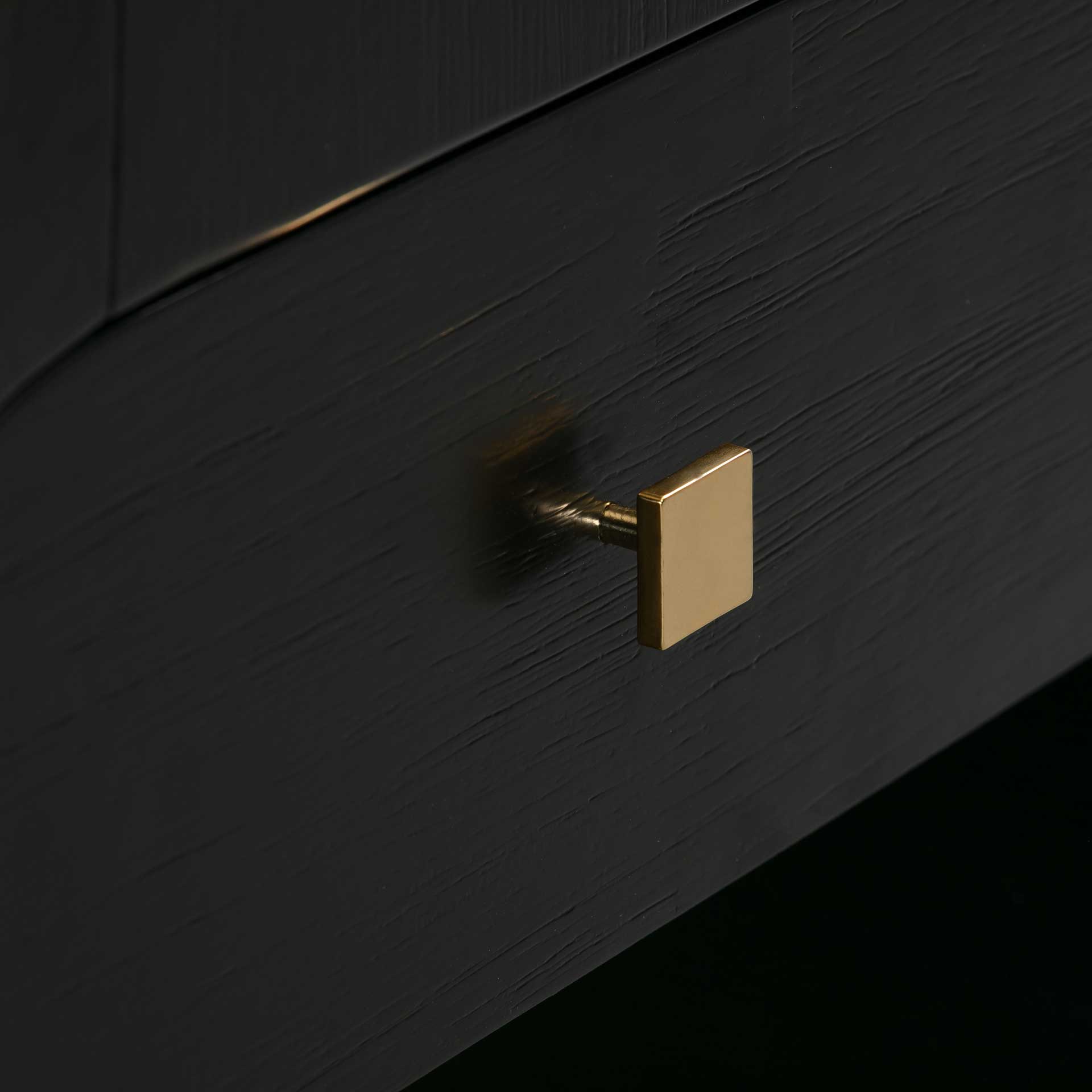 Hydra 6 Drawer Dresser Black - Image 6