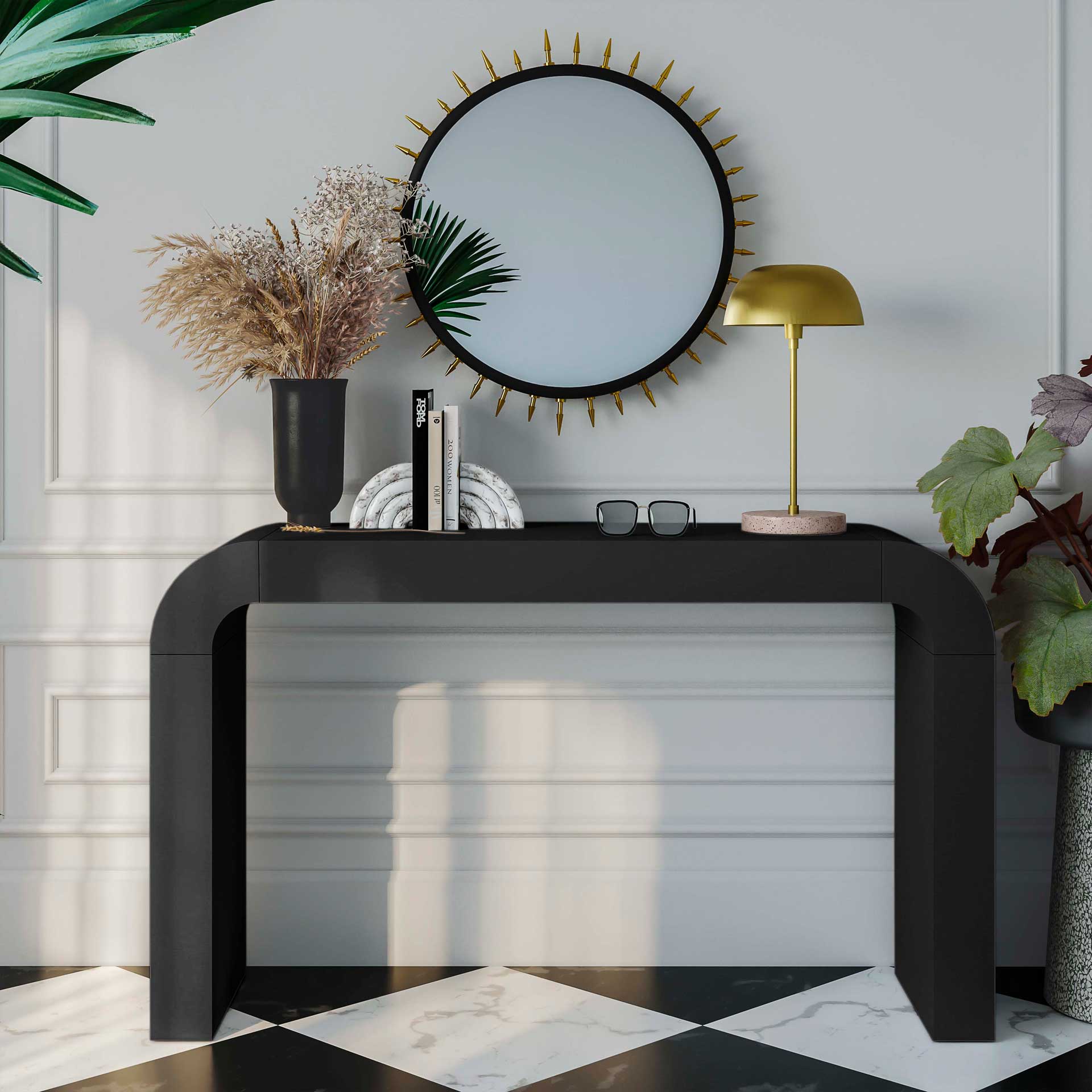 Hydra Console Table Black - Image 6