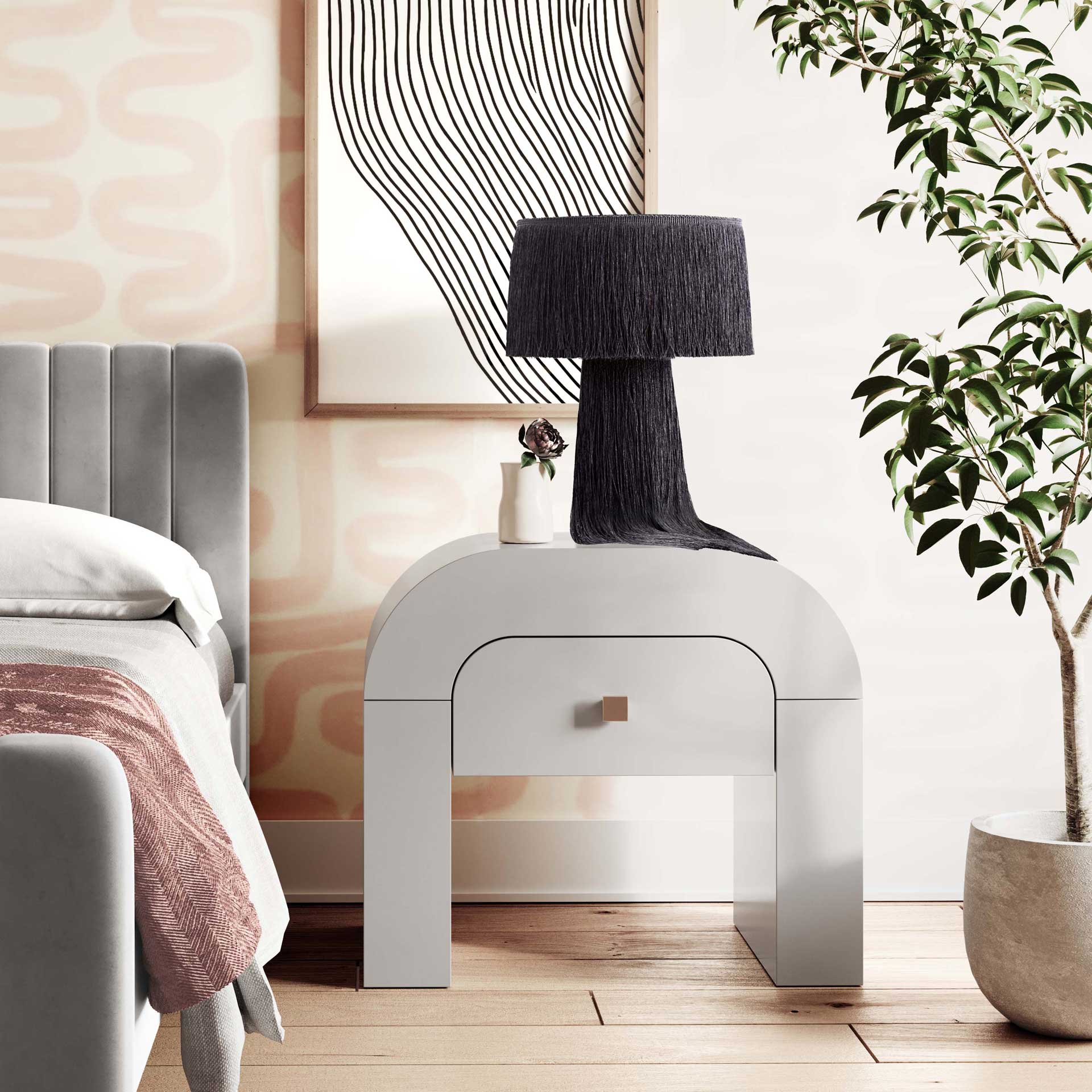 Hydra Nightstand White - Image 10