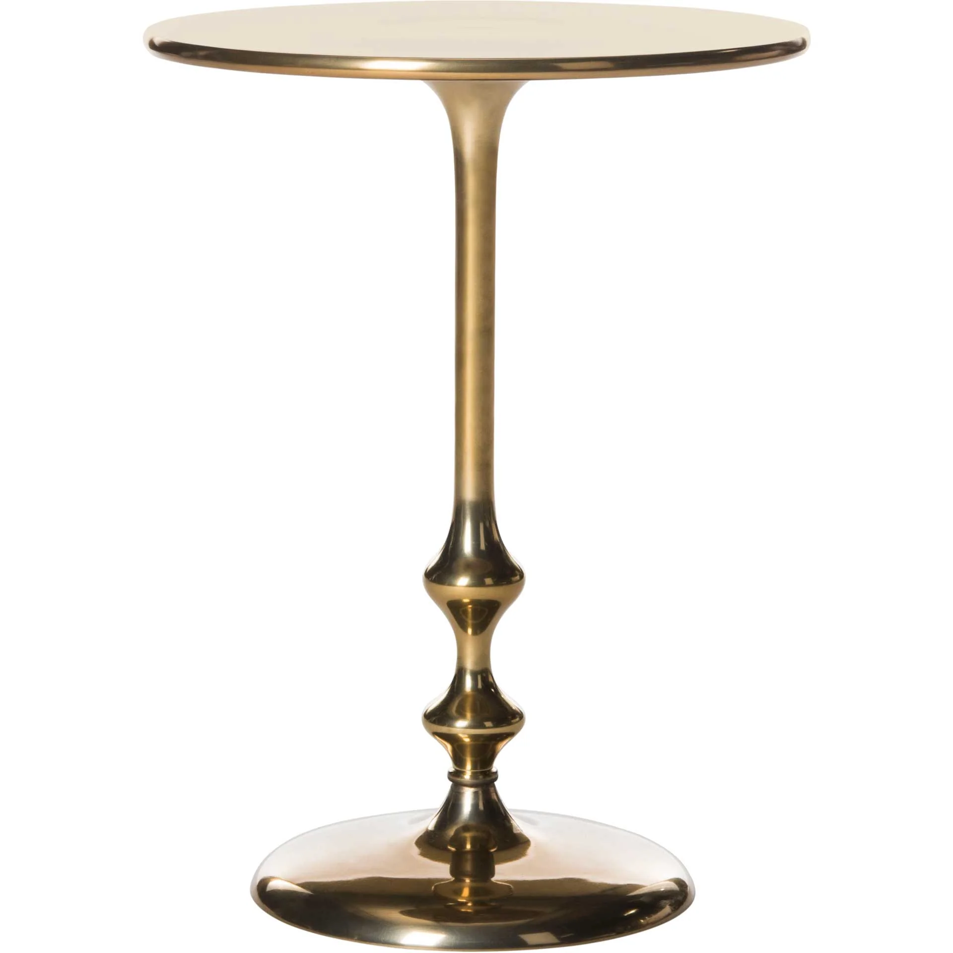 Hygge Round Side Table Antique Brass - Image 2