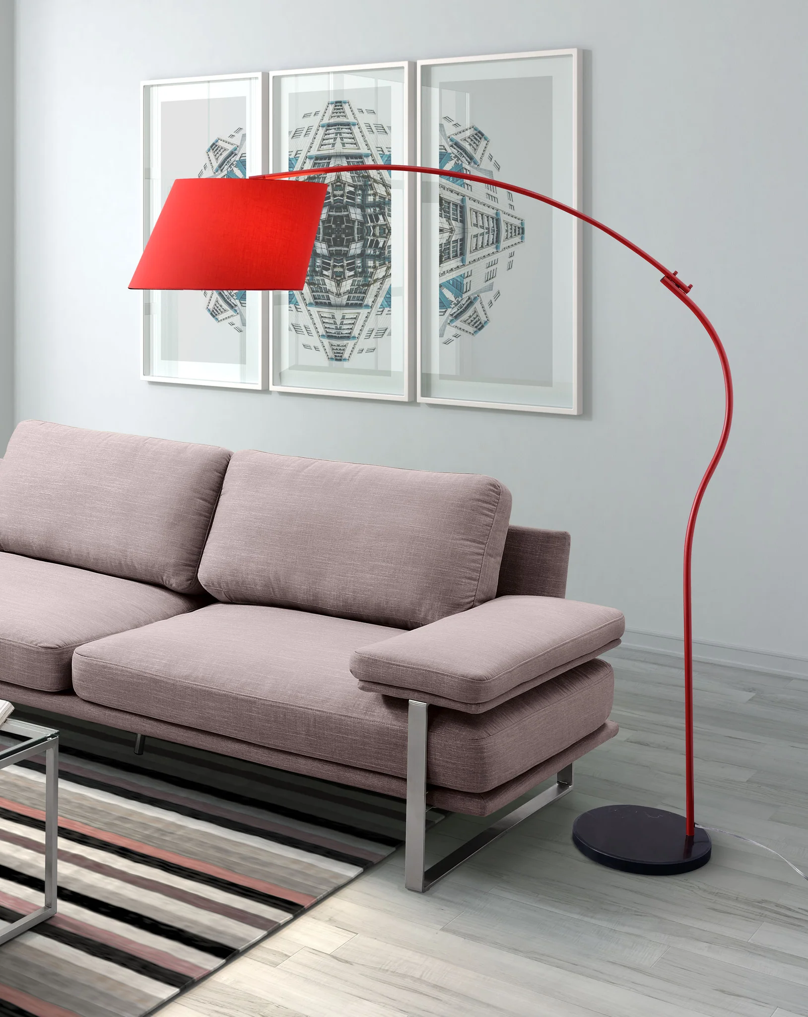 Ibis Z Floor Lamp Red - Image 3