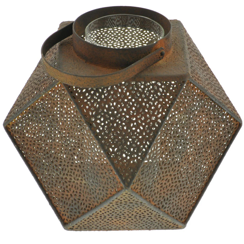 Icosahedron Metal Lantern - Image 2