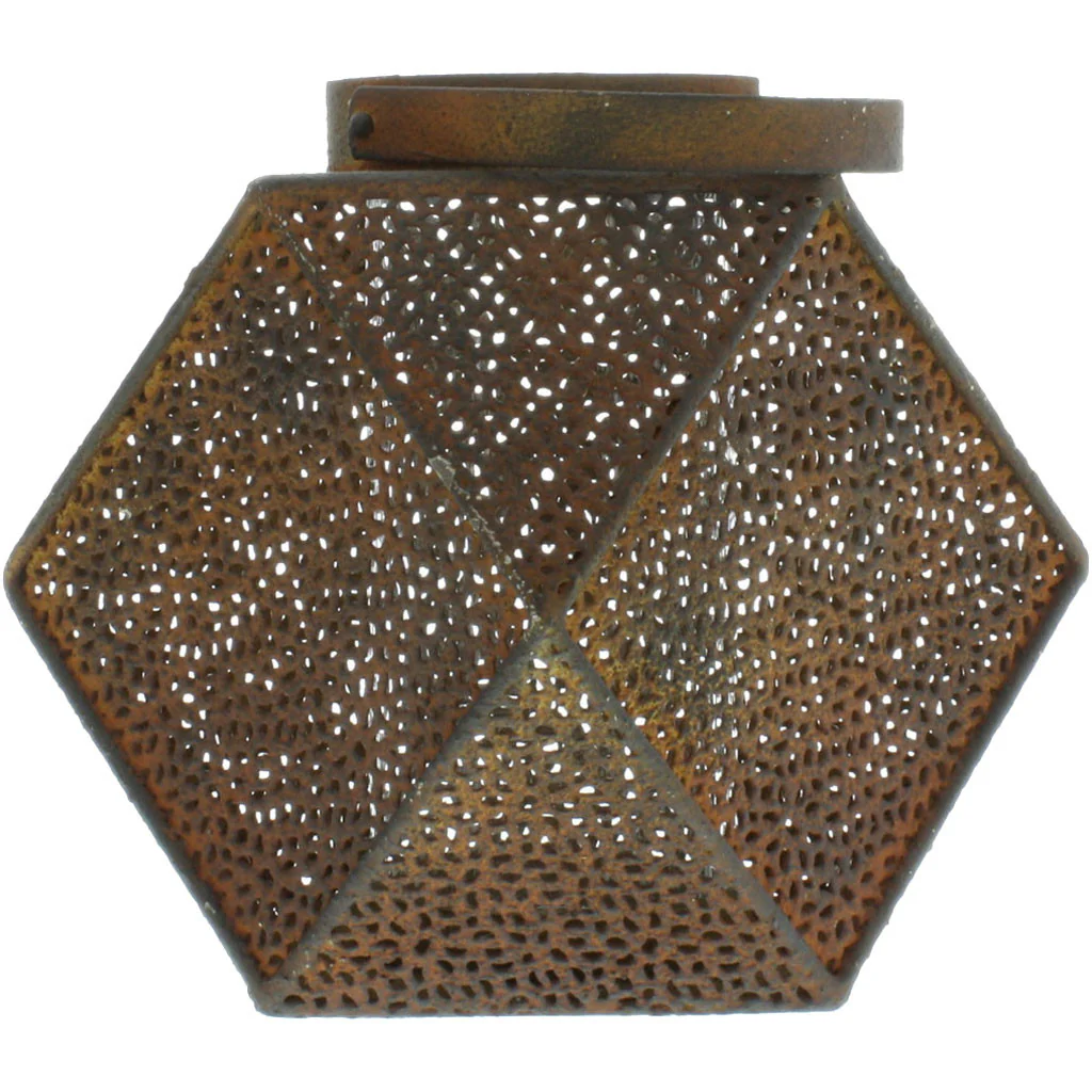 Icosahedron Metal Lantern - Image 3