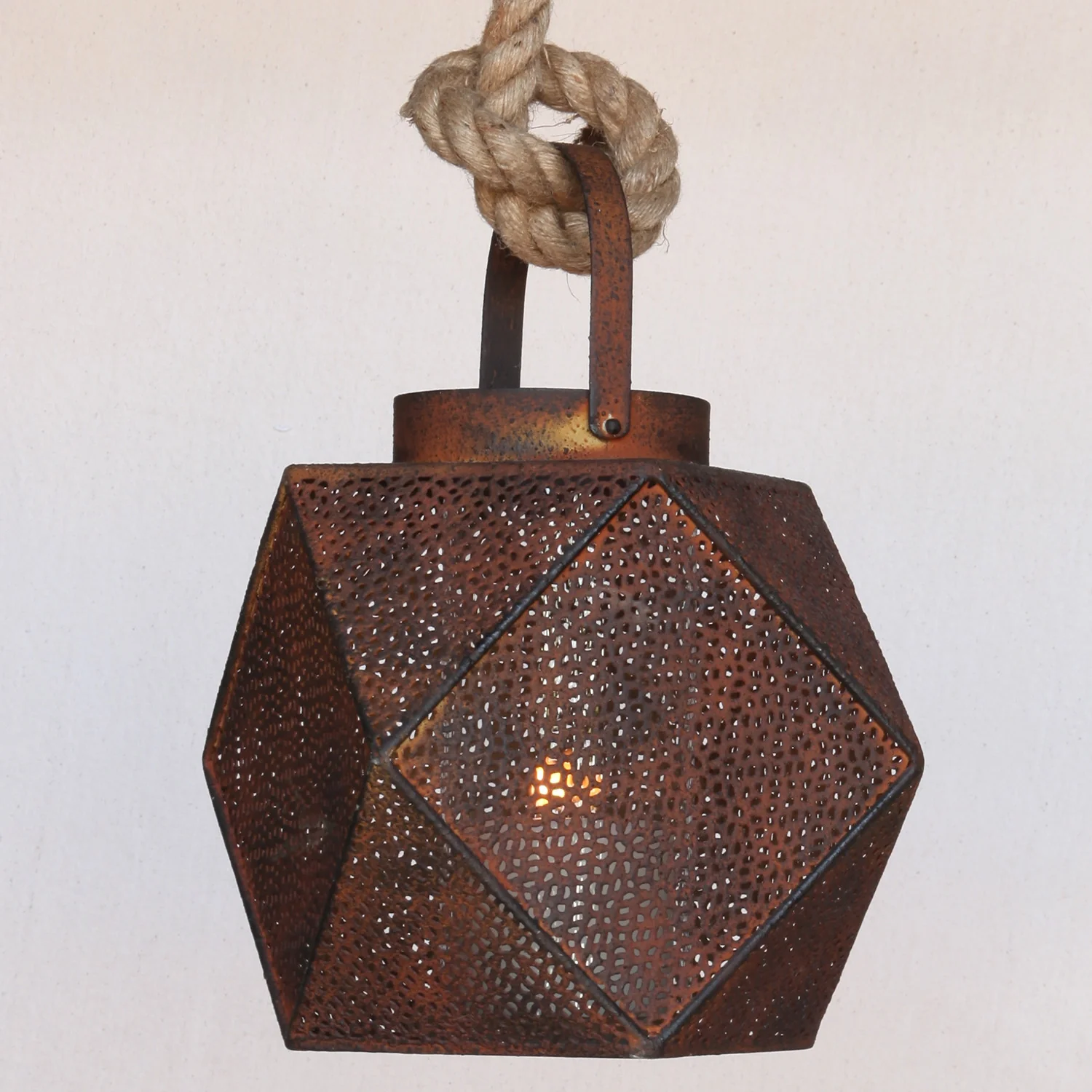Icosahedron Metal Lantern - Image 6