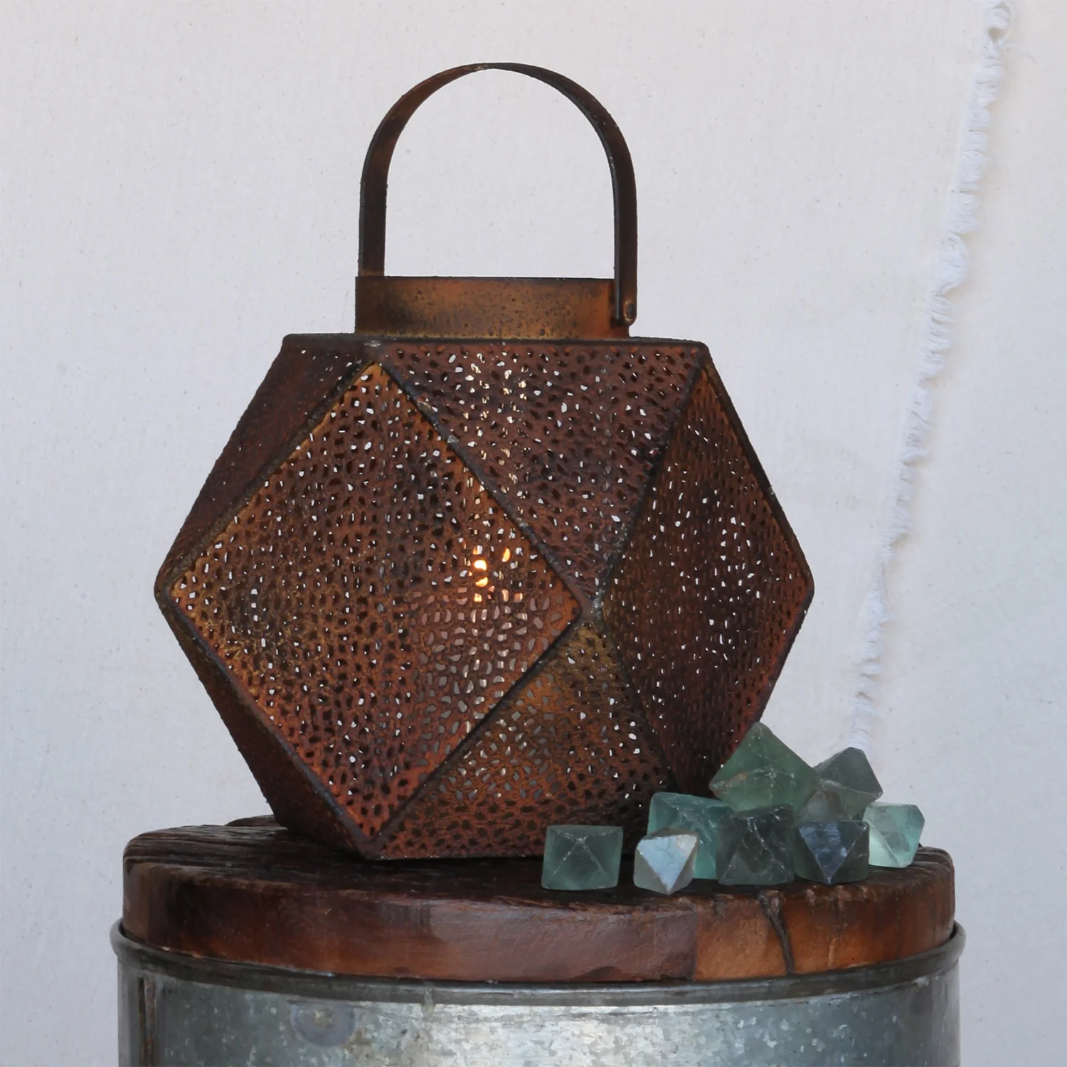 Icosahedron Metal Lantern - Image 7