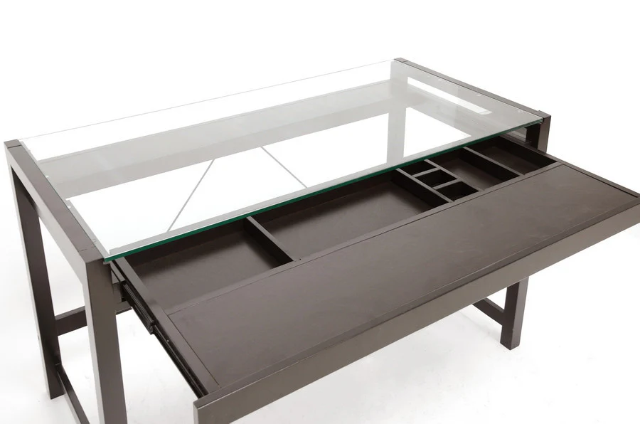 Ide Modern Glass Desk - Image 2