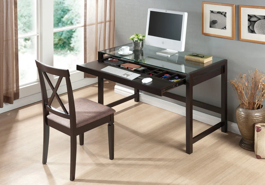 Ide Modern Glass Desk - Image 3