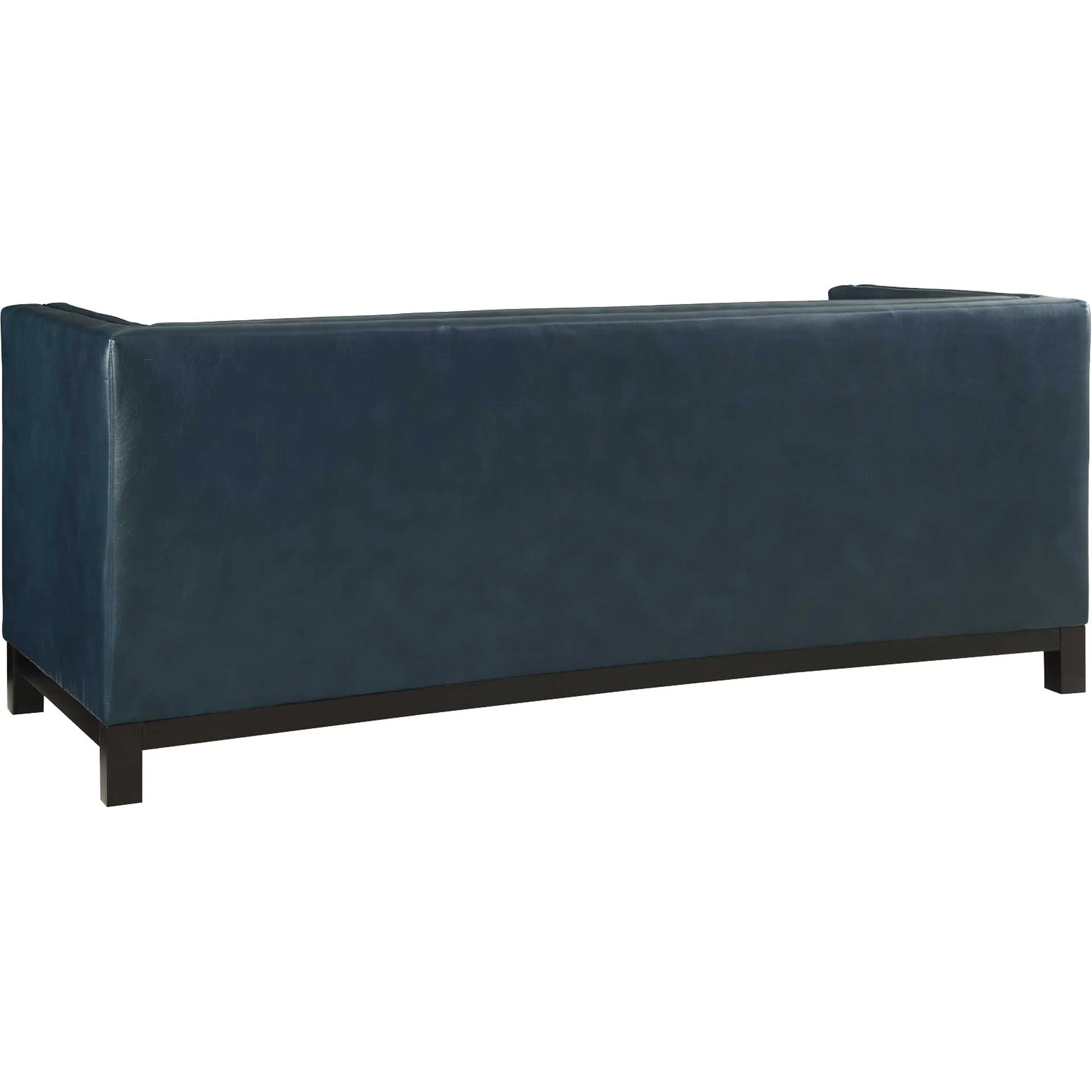 Identity Bonded Leather Sofa Blue - Image 3
