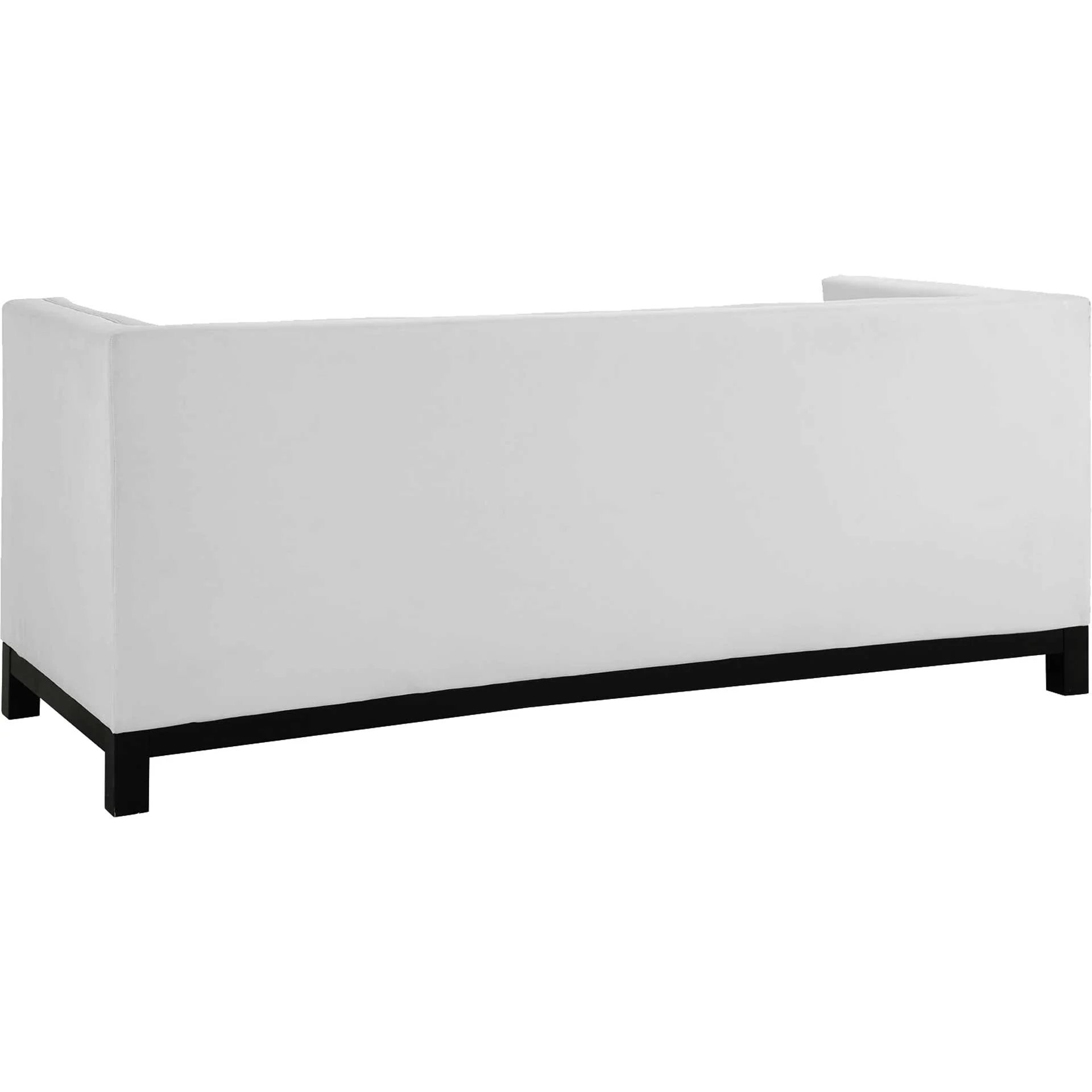 Identity Bonded Leather Sofa White - Image 3