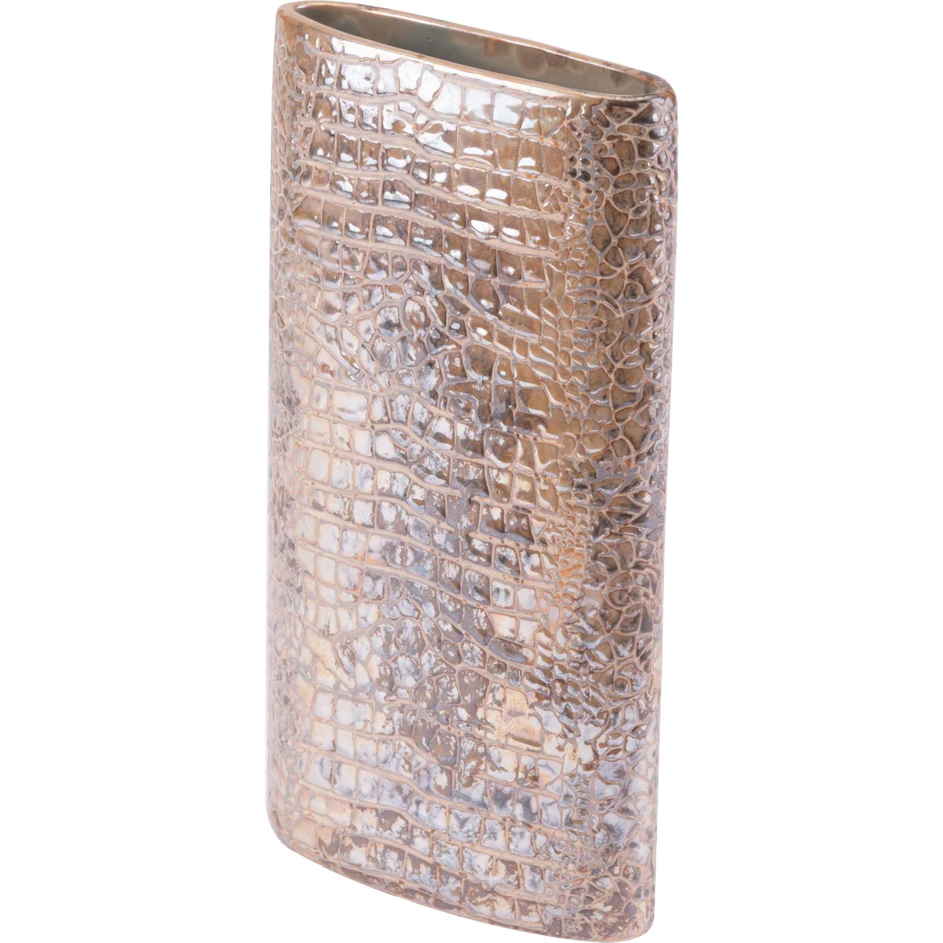 Ikat Cylinder Vase Multicolor - Image 3