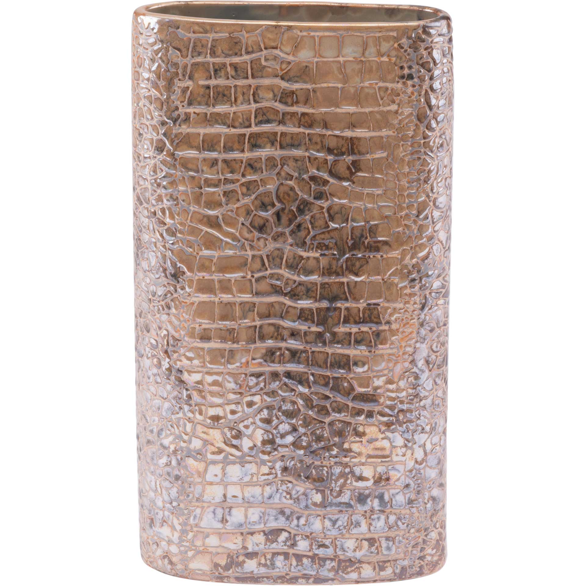 Ikat Cylinder Vase Multicolor - Image 4