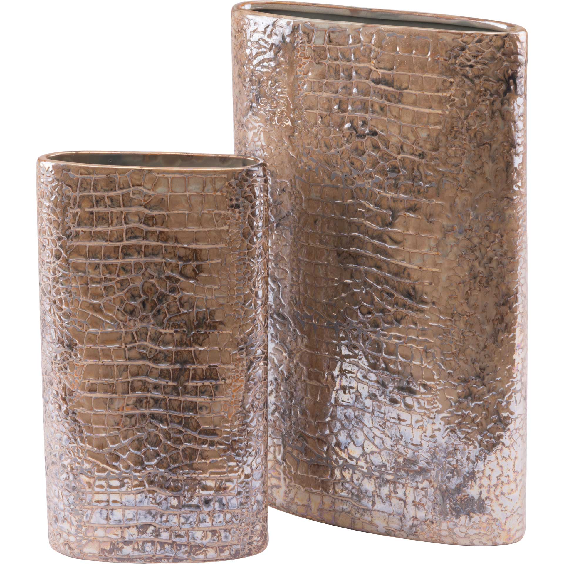 Ikat Cylinder Vase Multicolor - Image 5