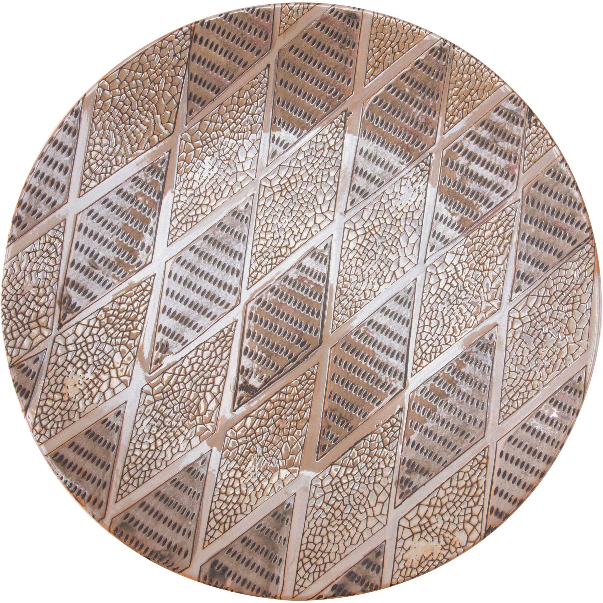 Ikat Plate Brown - Image 2