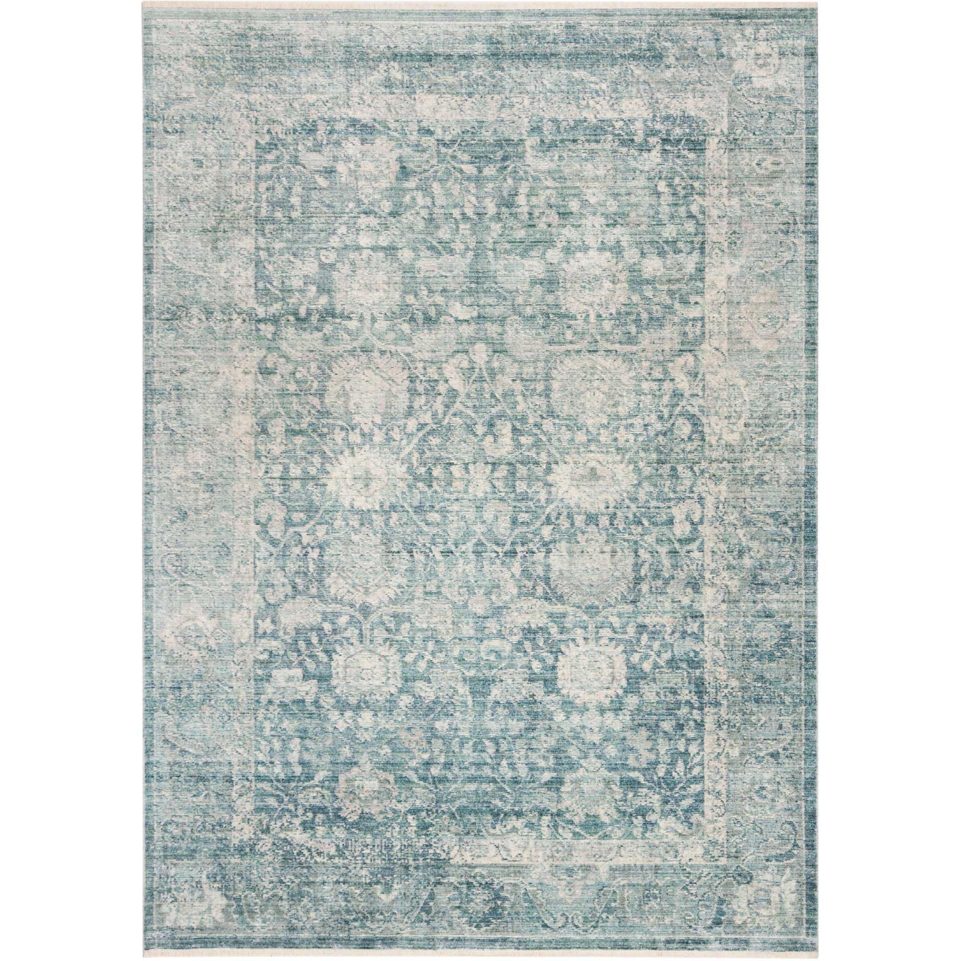 Illusion Blue/Ivory Area Rug - Image 2