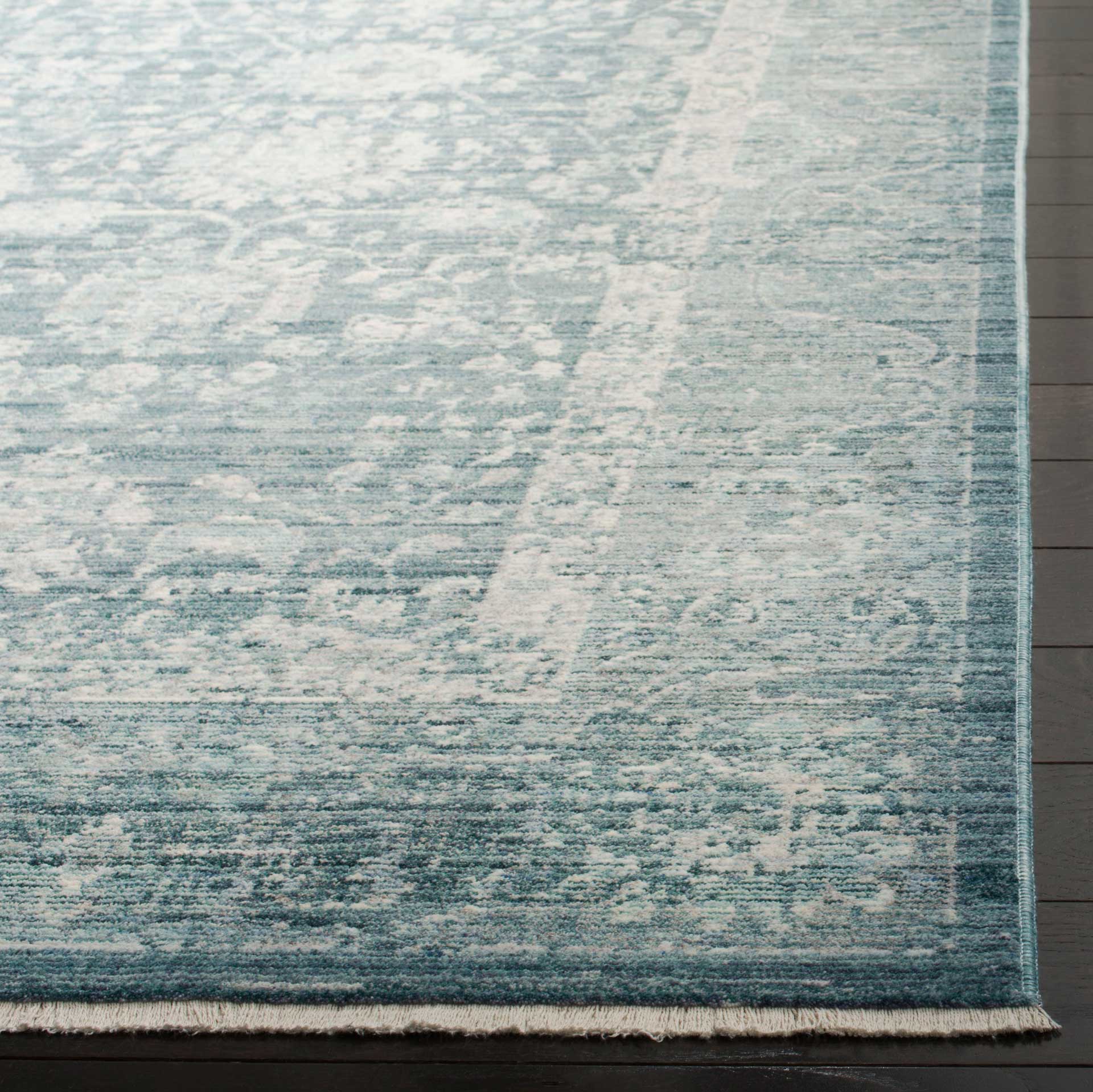 Illusion Blue/Ivory Area Rug - Image 4