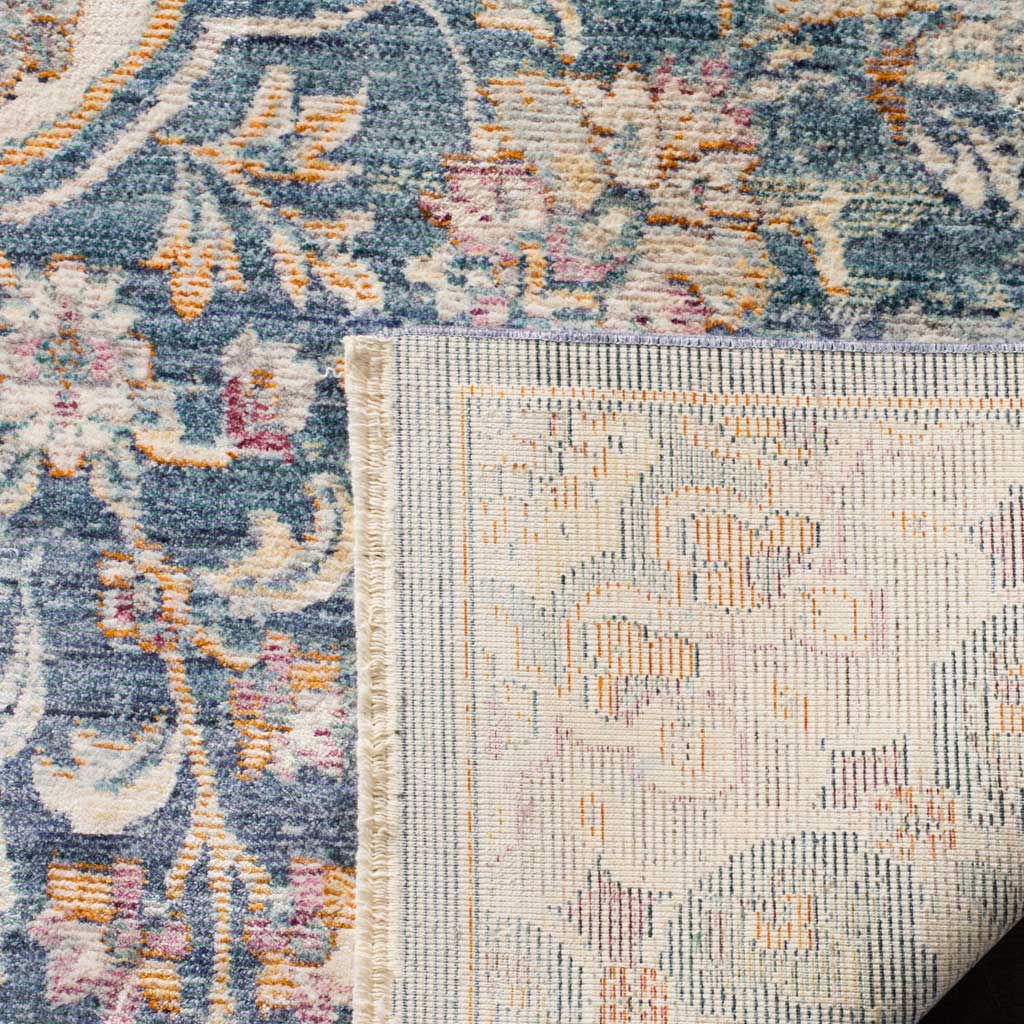 Illusion Cream/Blue Area Rug - Image 3