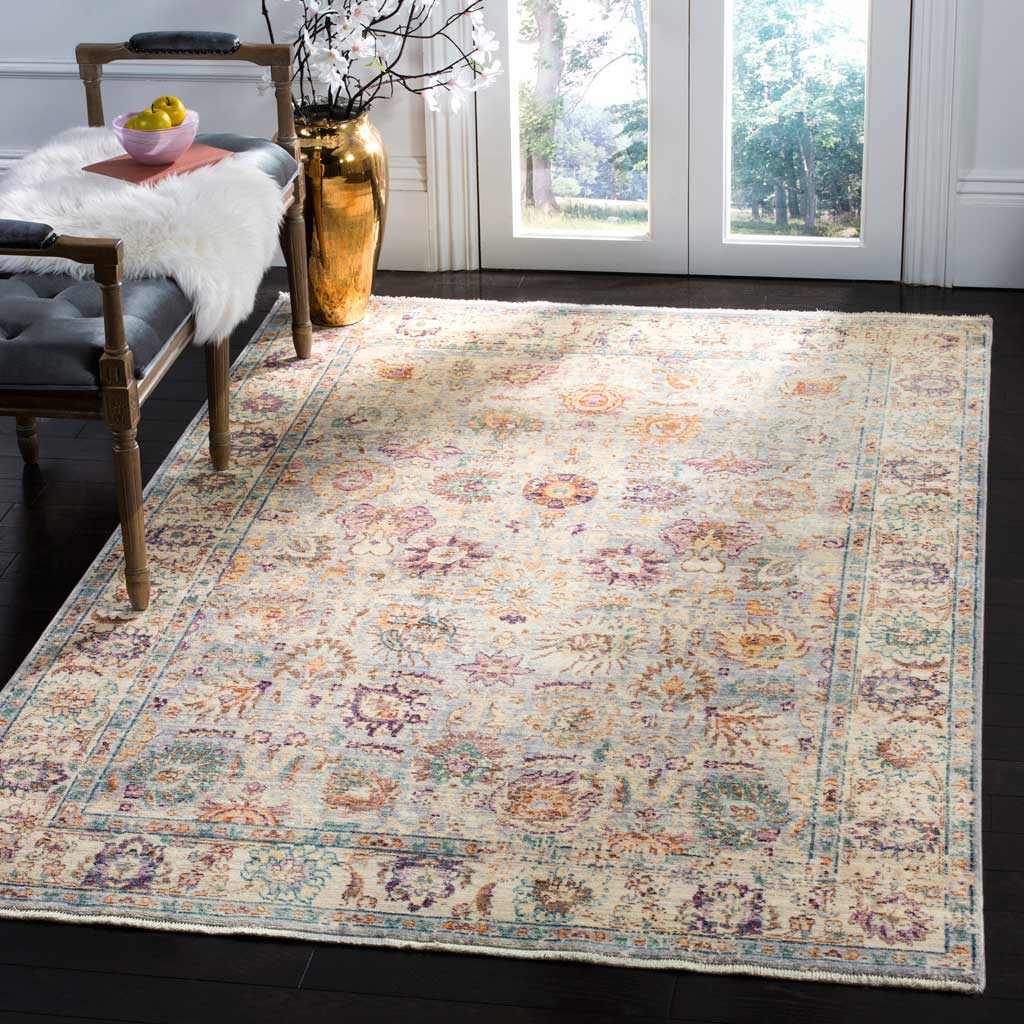 Illusion Cream/Light Gray Area Rug - Image 4