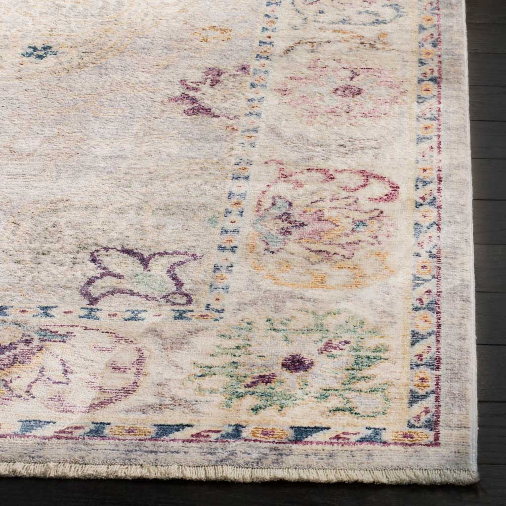 Illusion Light Gray/Cream Area Rug - Image 2
