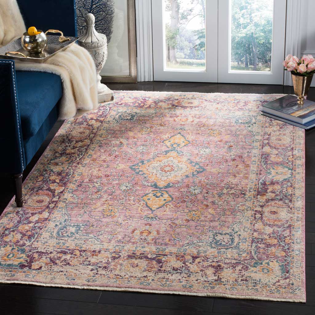 Illusion Light Purple/Purple Area Rug - Image 4