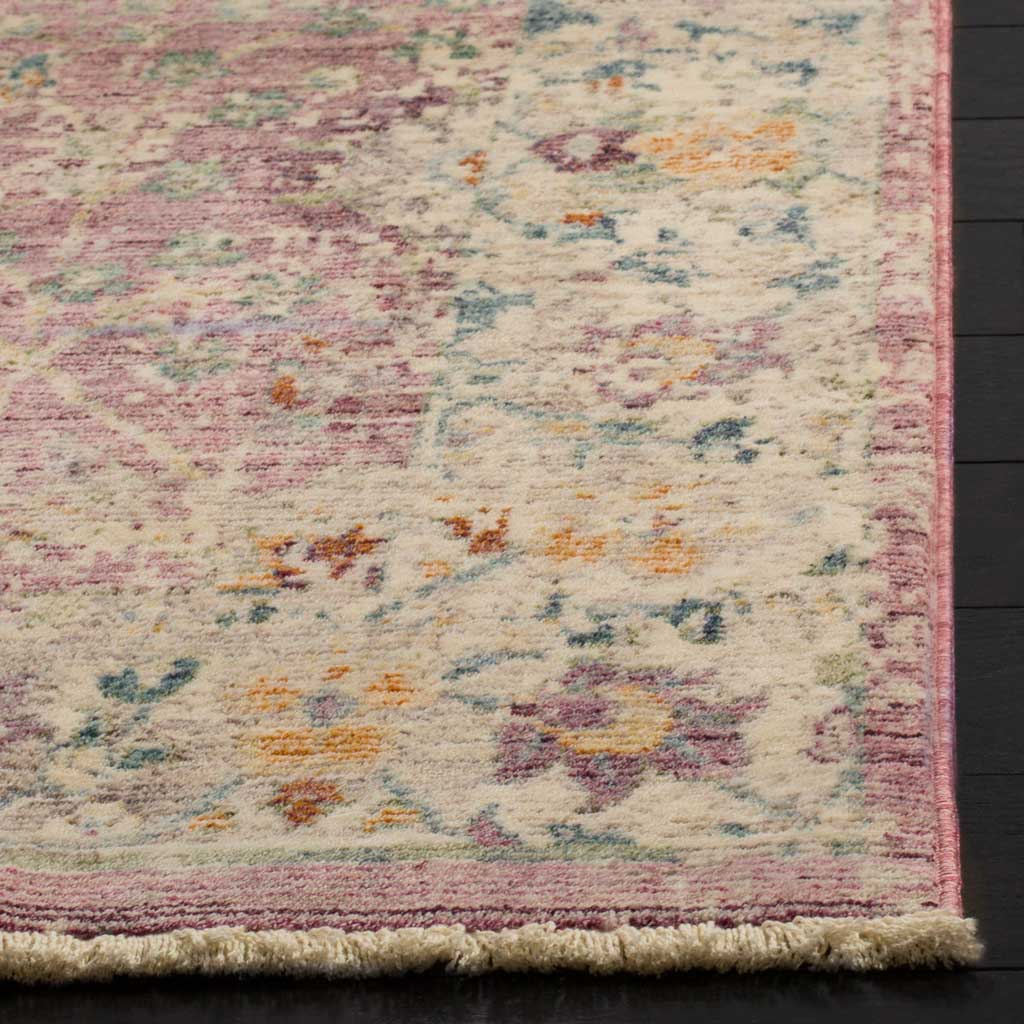Illusion Rose/Cream Area Rug - Image 2