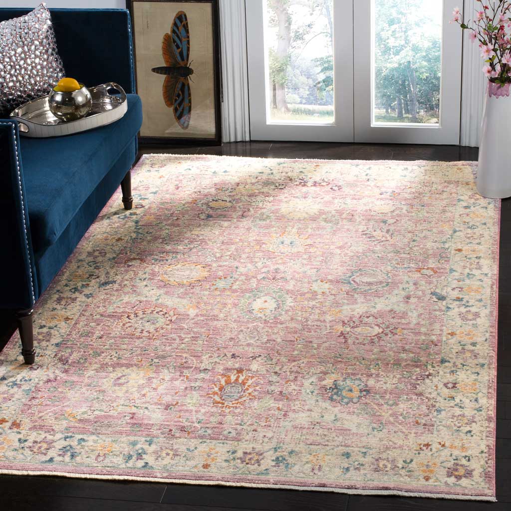 Illusion Rose/Cream Area Rug - Image 4