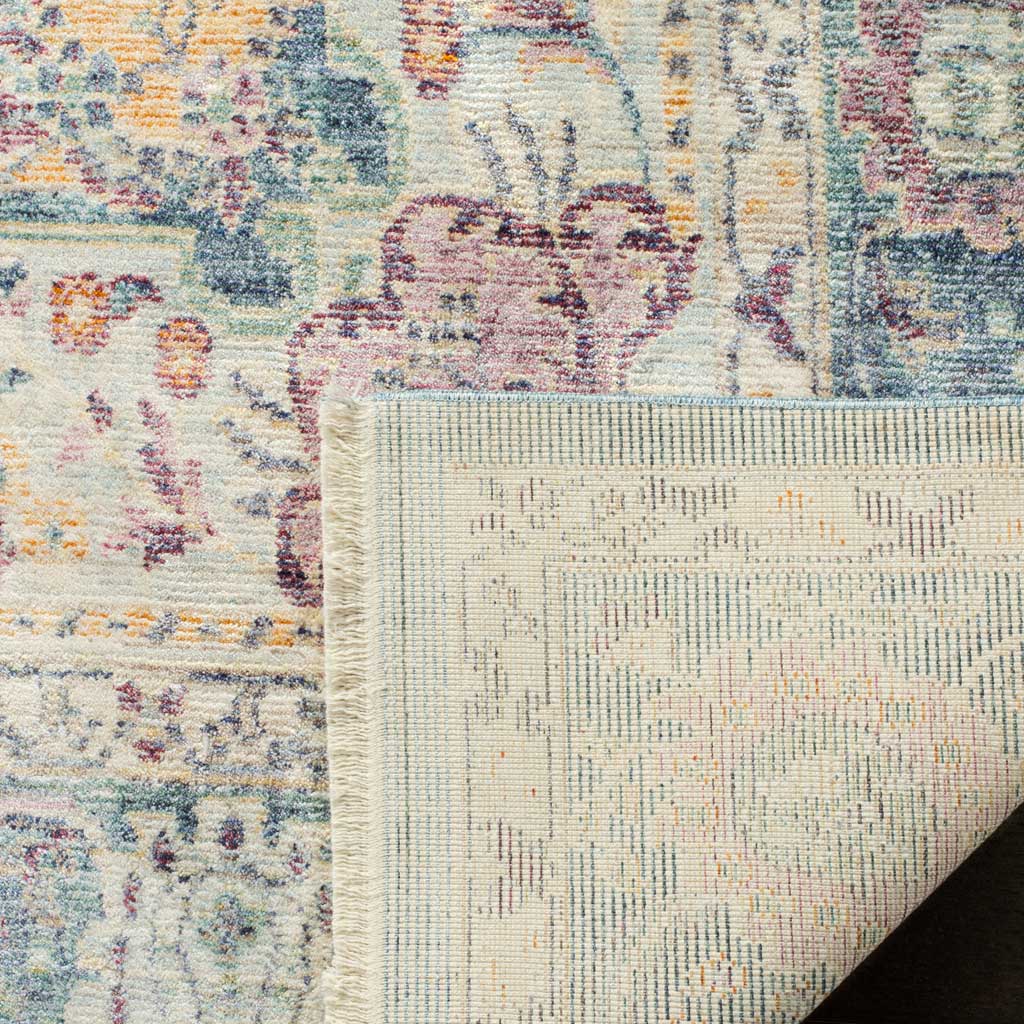 Illusion Teal/Cream Area Rug - Image 3