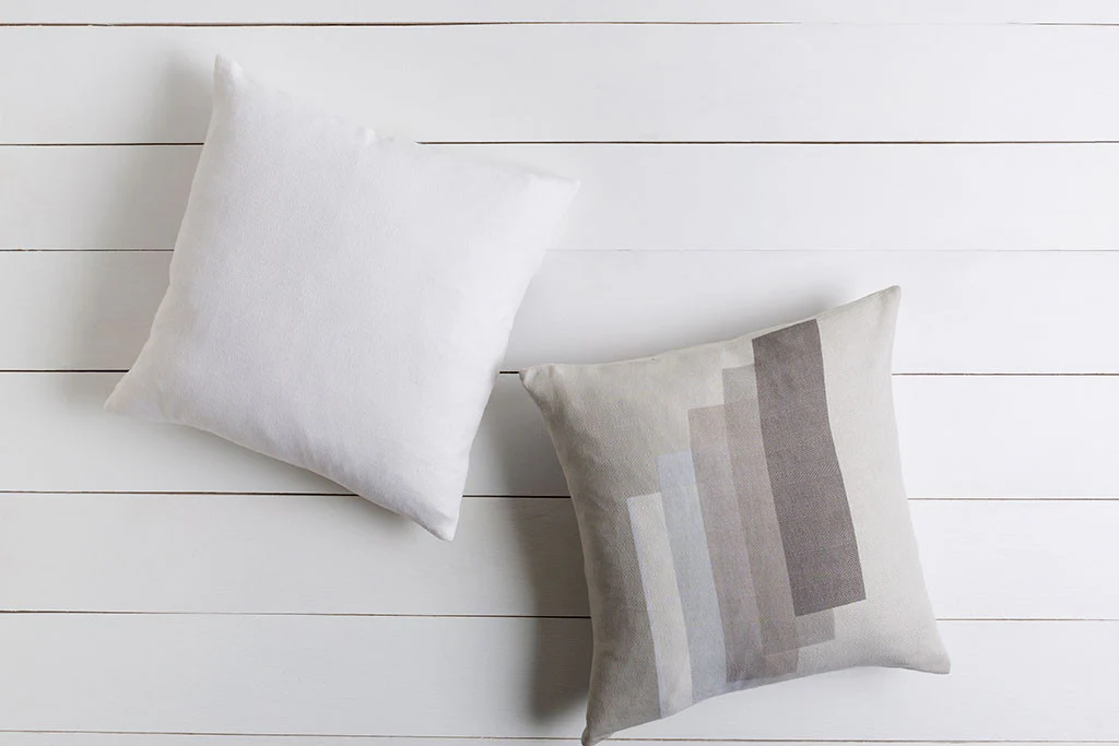 Illustrious Illustrations Ivory/Sea Foam Pillow - Image 2