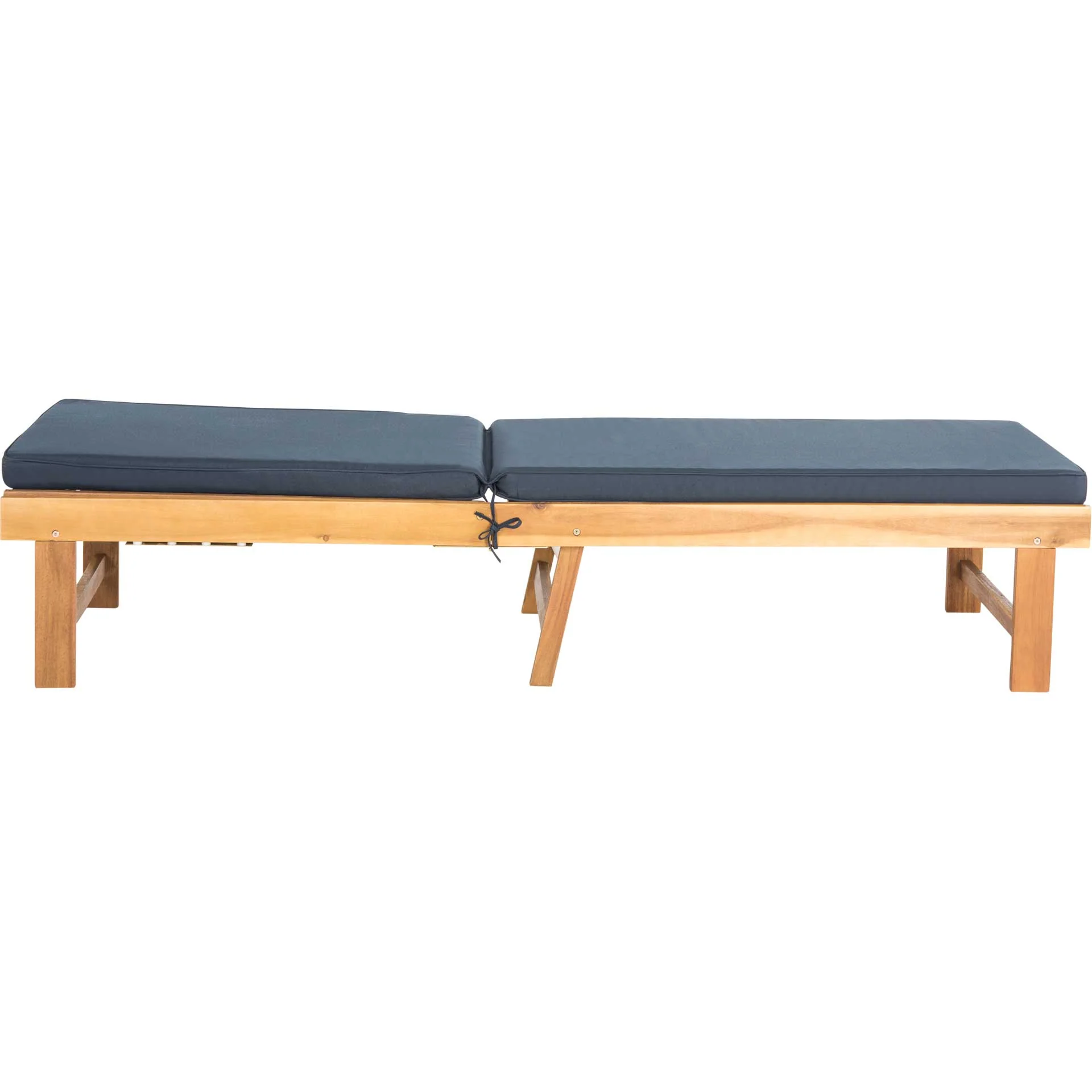Inaki Chaise Lounge Chair Teak Brown/Navy - Image 3