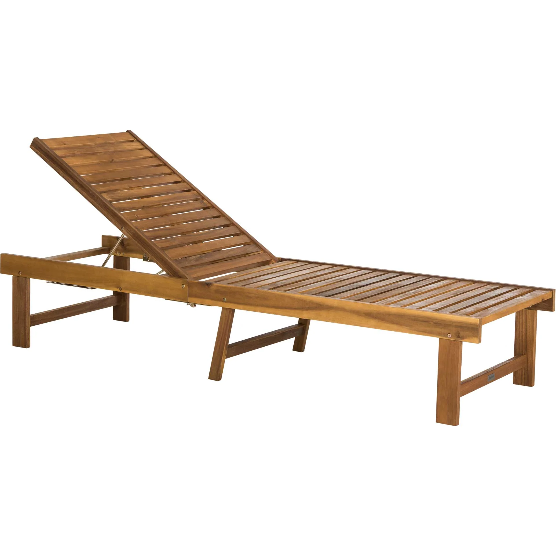 Inaki Chaise Lounge Chair Teak Brown/Navy - Image 4