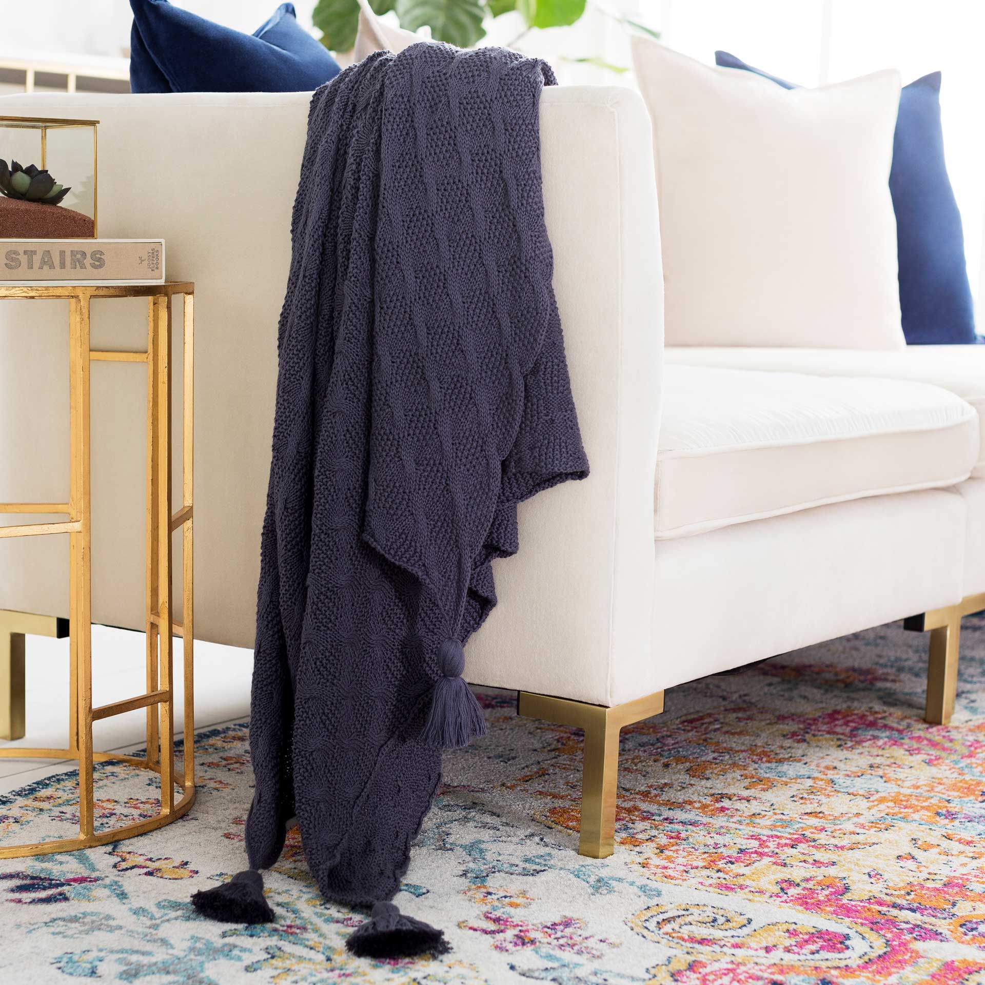 Inara Throw Navy - Image 2