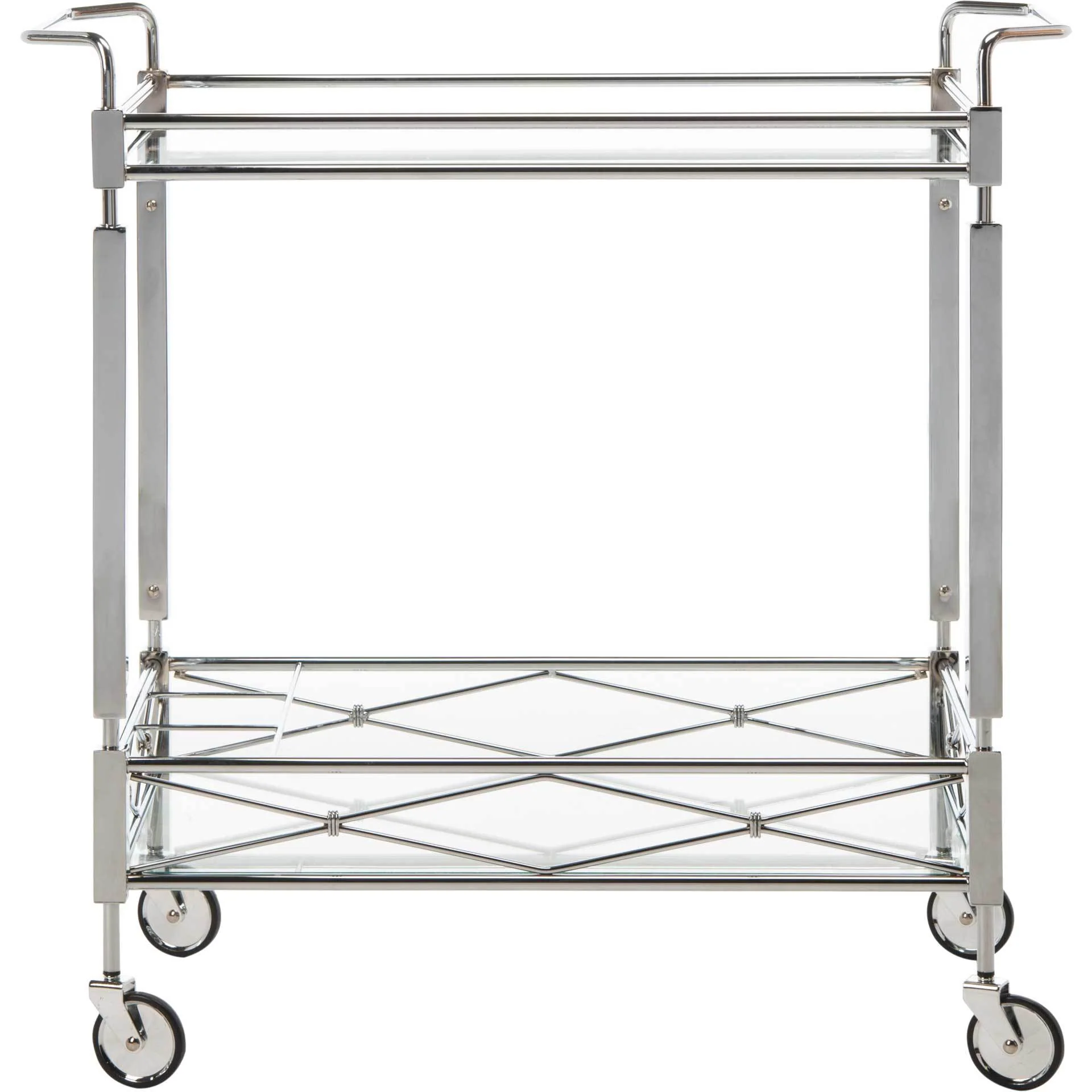 Inca 2 Tier Rectangle Bar Cart - Image 2