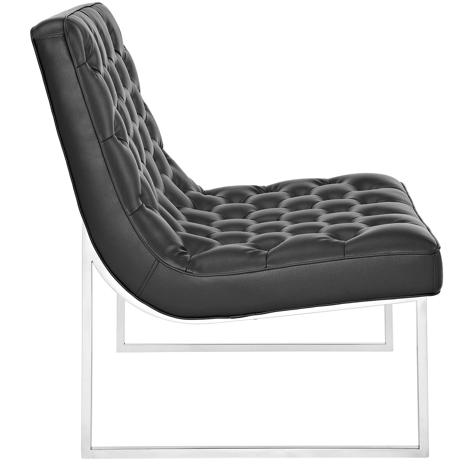 Indiana Memory Foam Lounge Chair Black - Image 2