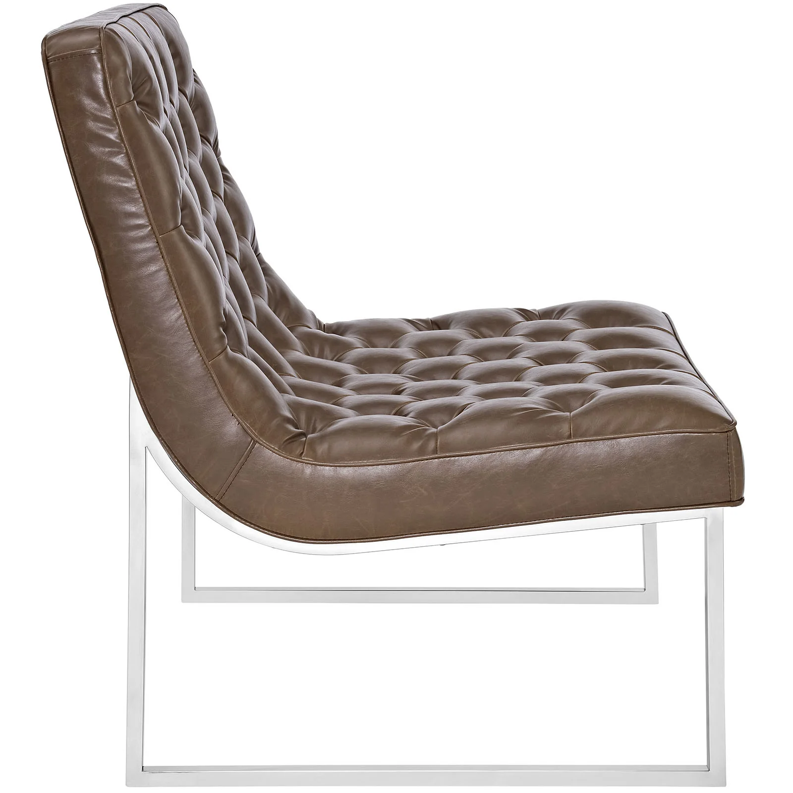 Indiana Memory Foam Lounge Chair Brown - Image 2