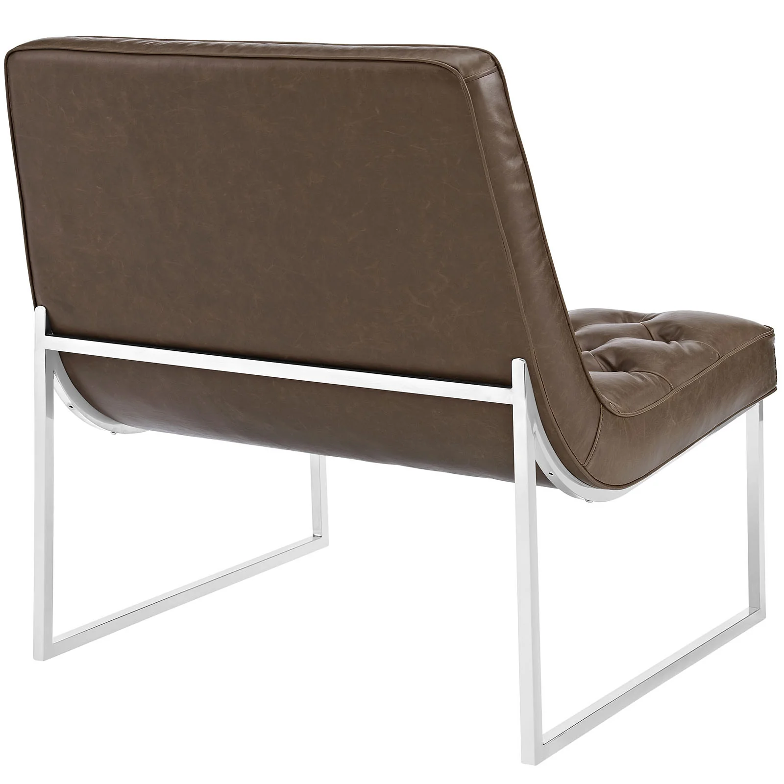 Indiana Memory Foam Lounge Chair Brown - Image 3