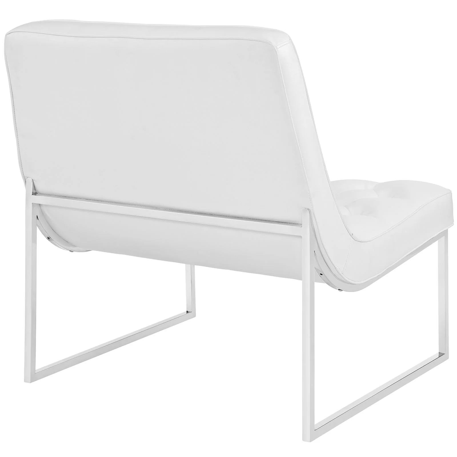 Indiana Memory Foam Lounge Chair White - Image 3