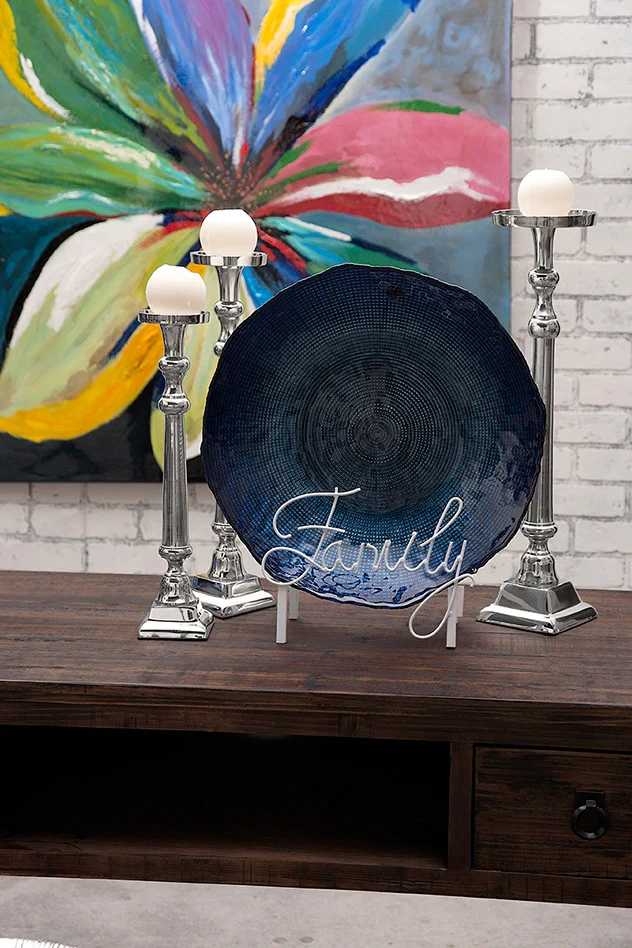 Indigo Glass Charger - Image 2