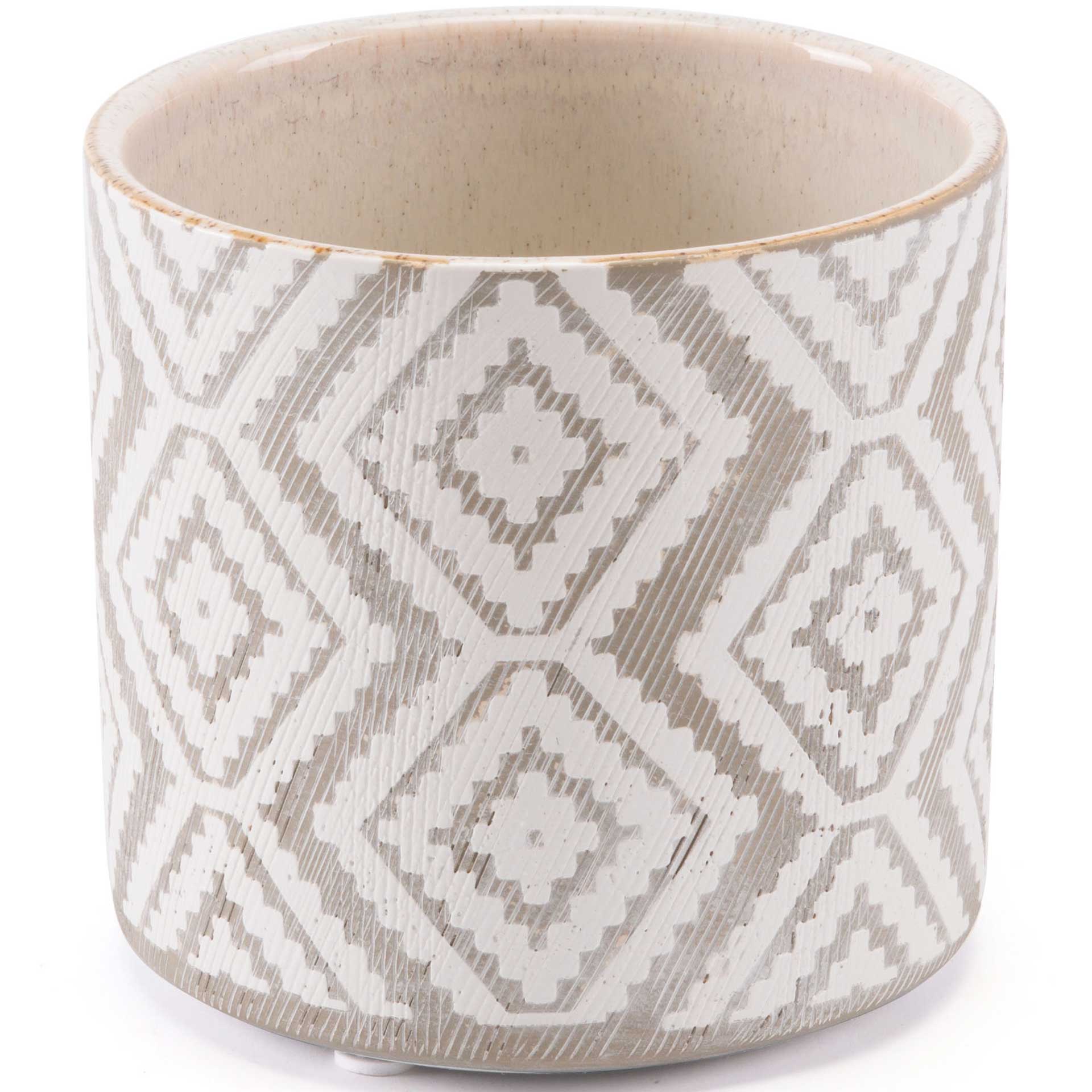 Indio Planter White/Gray - Image 2