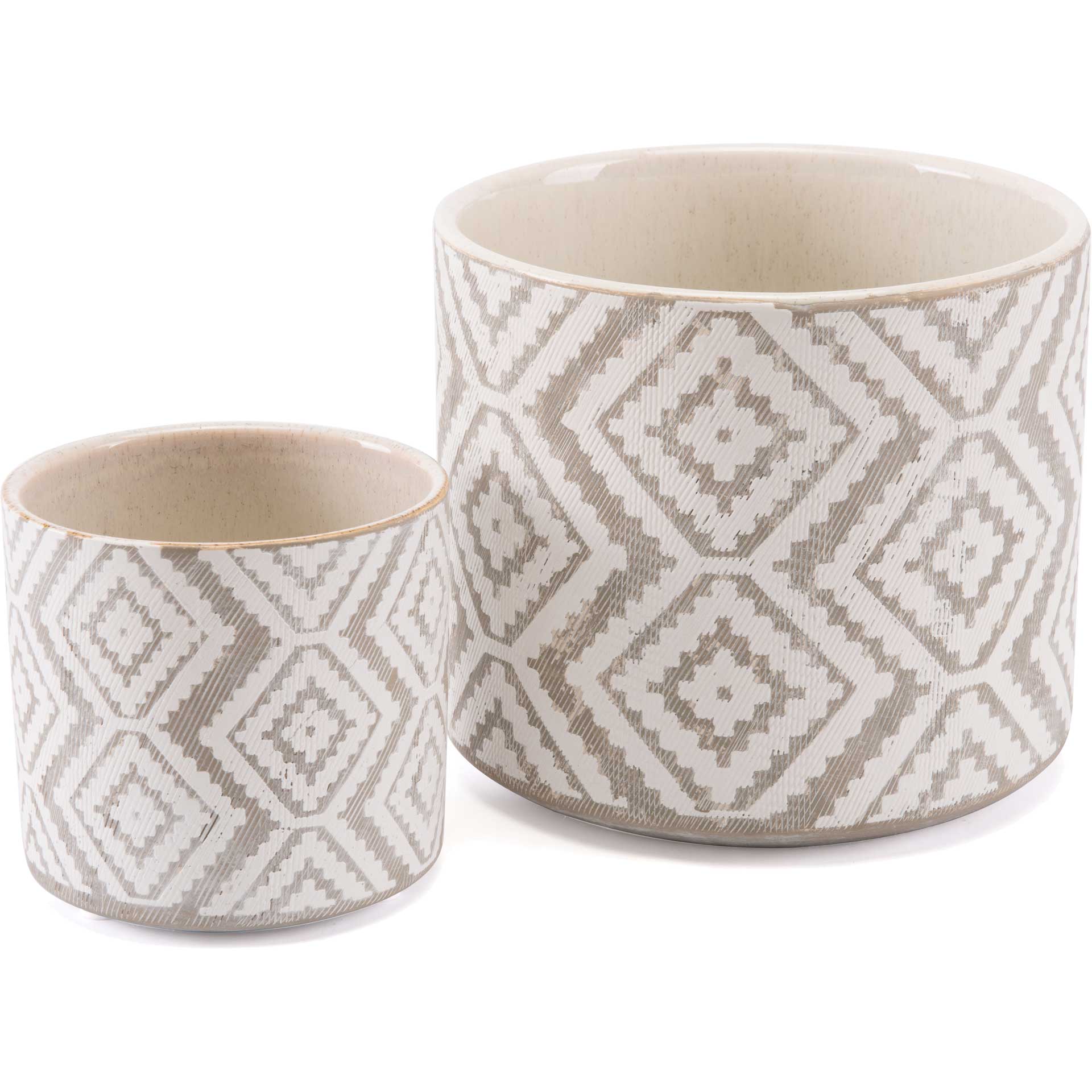 Indio Planter White/Gray - Image 4