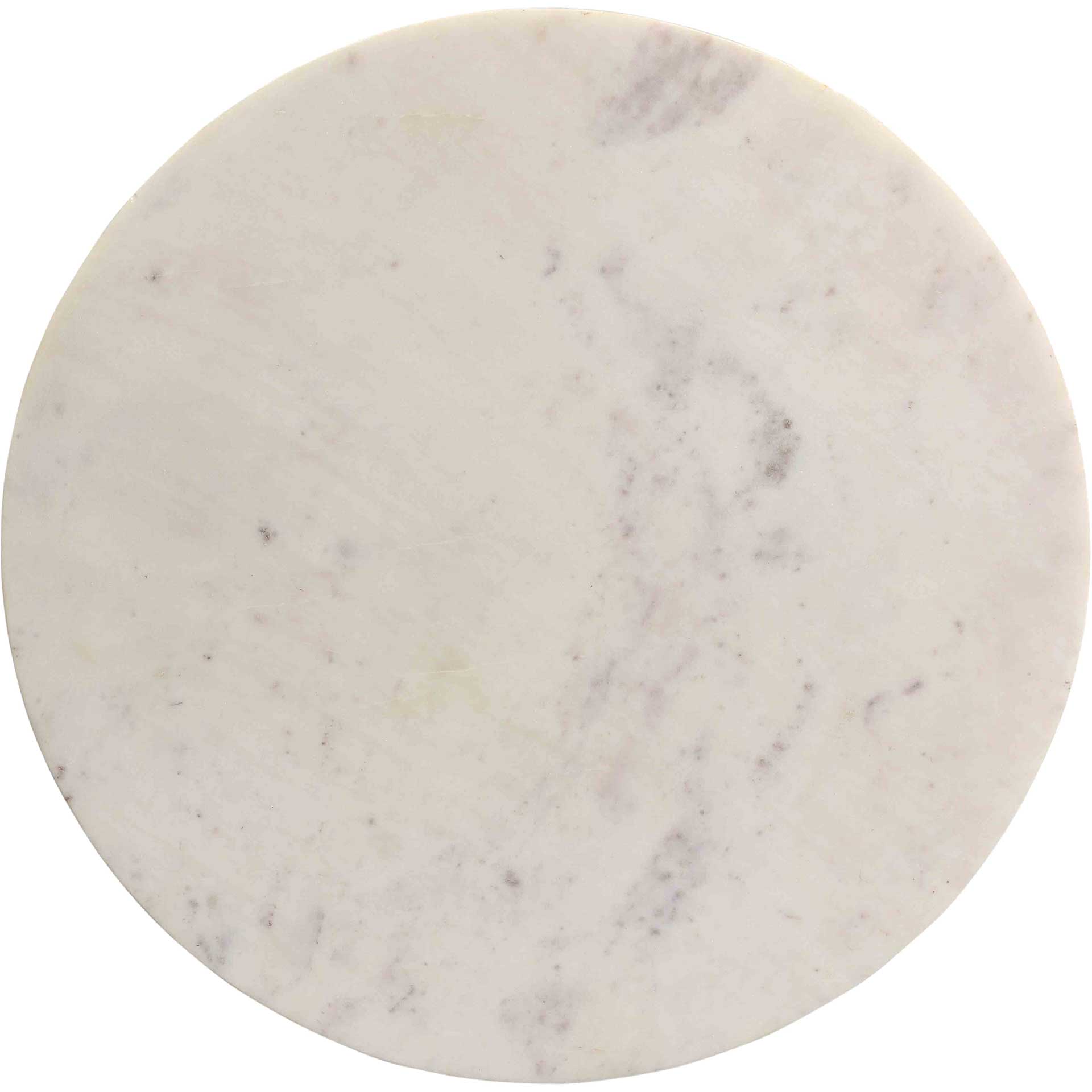 Ingrid Marble Side Table Antique Brass - Image 4