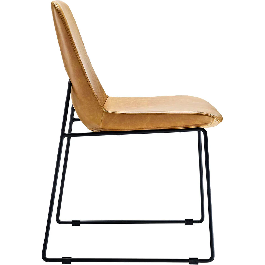 Invitation Dining Vinyl Side Chair Tan - Image 2