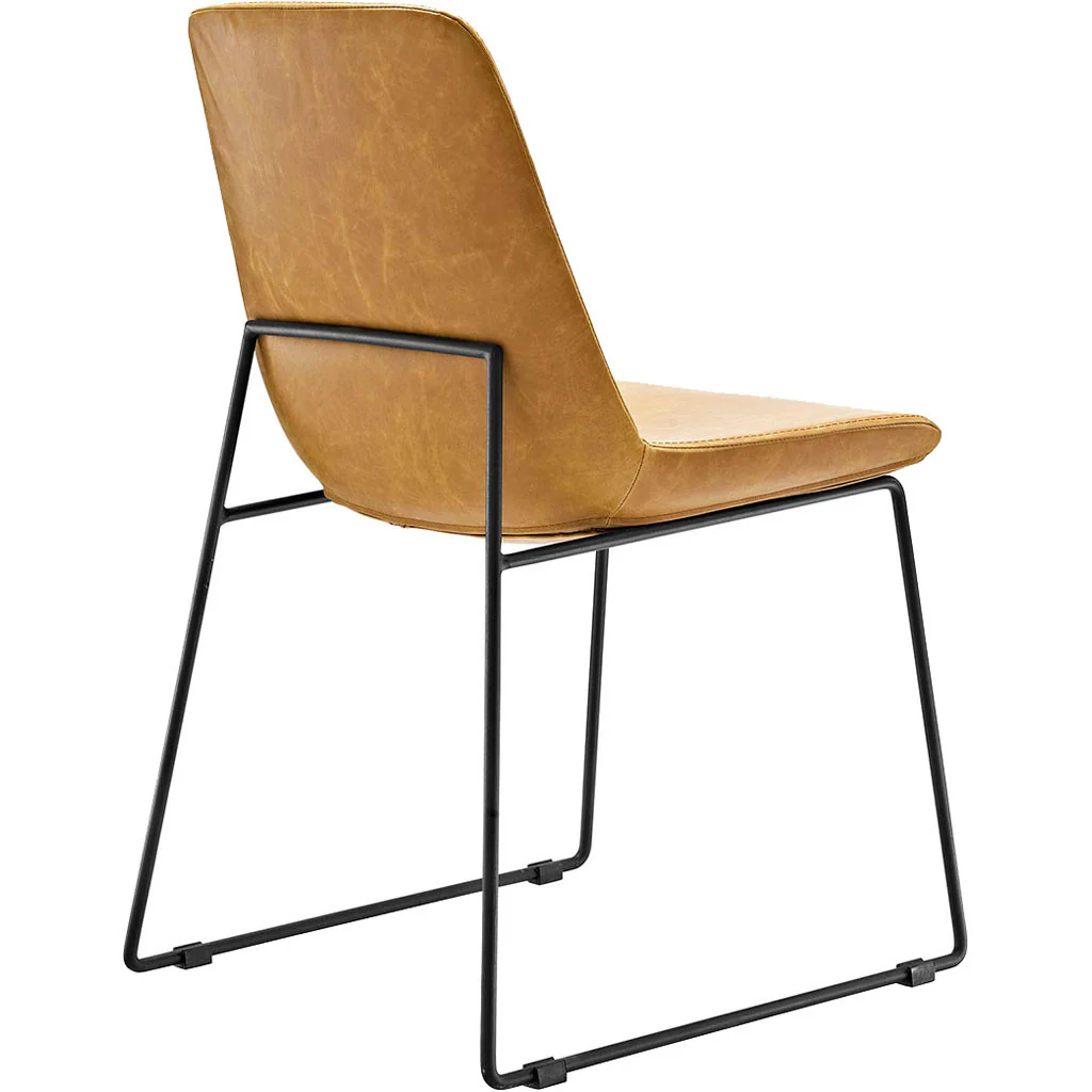 Invitation Dining Vinyl Side Chair Tan - Image 3