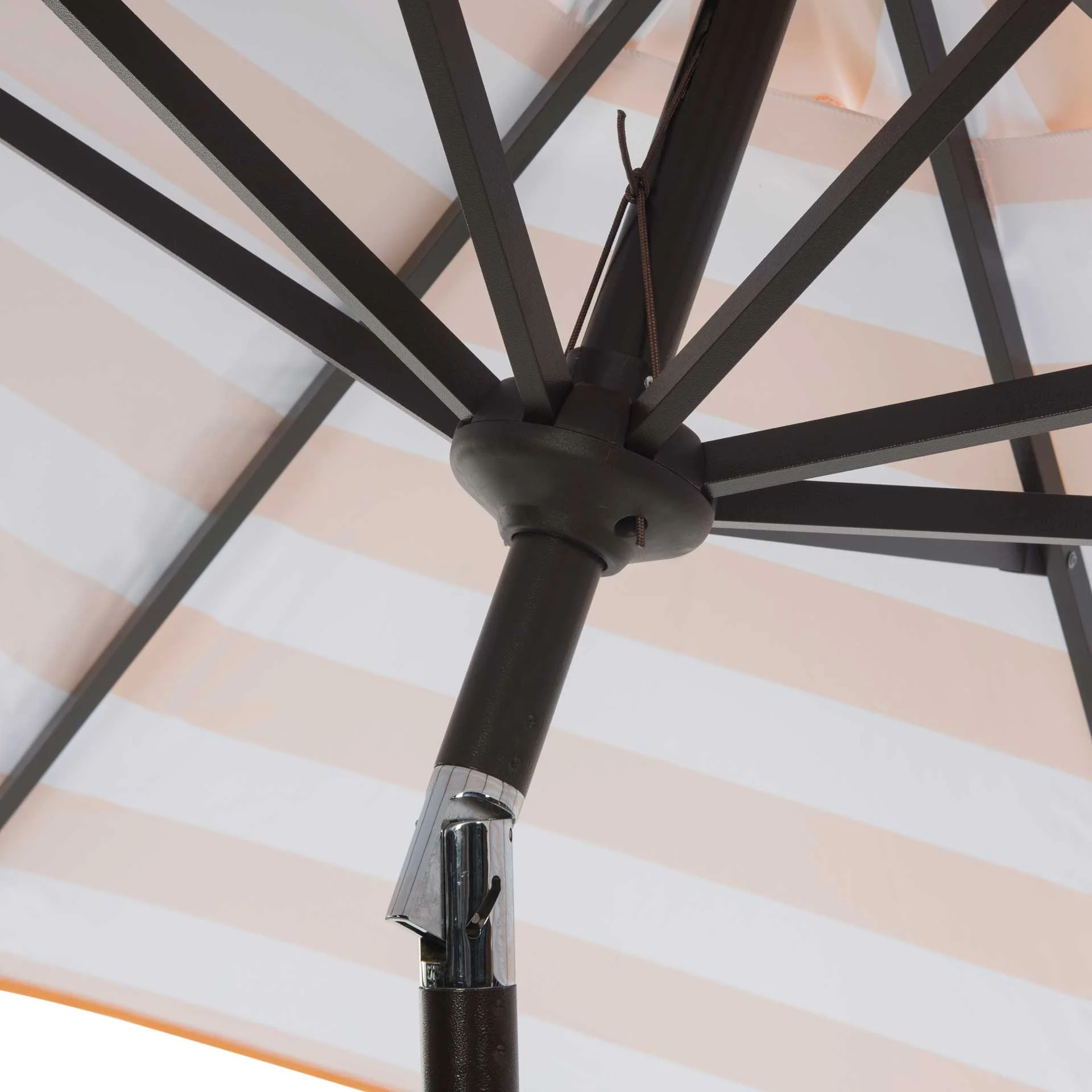 Irvin Uv Resistant Auto Tilt Umbrella Orange/White - Image 3