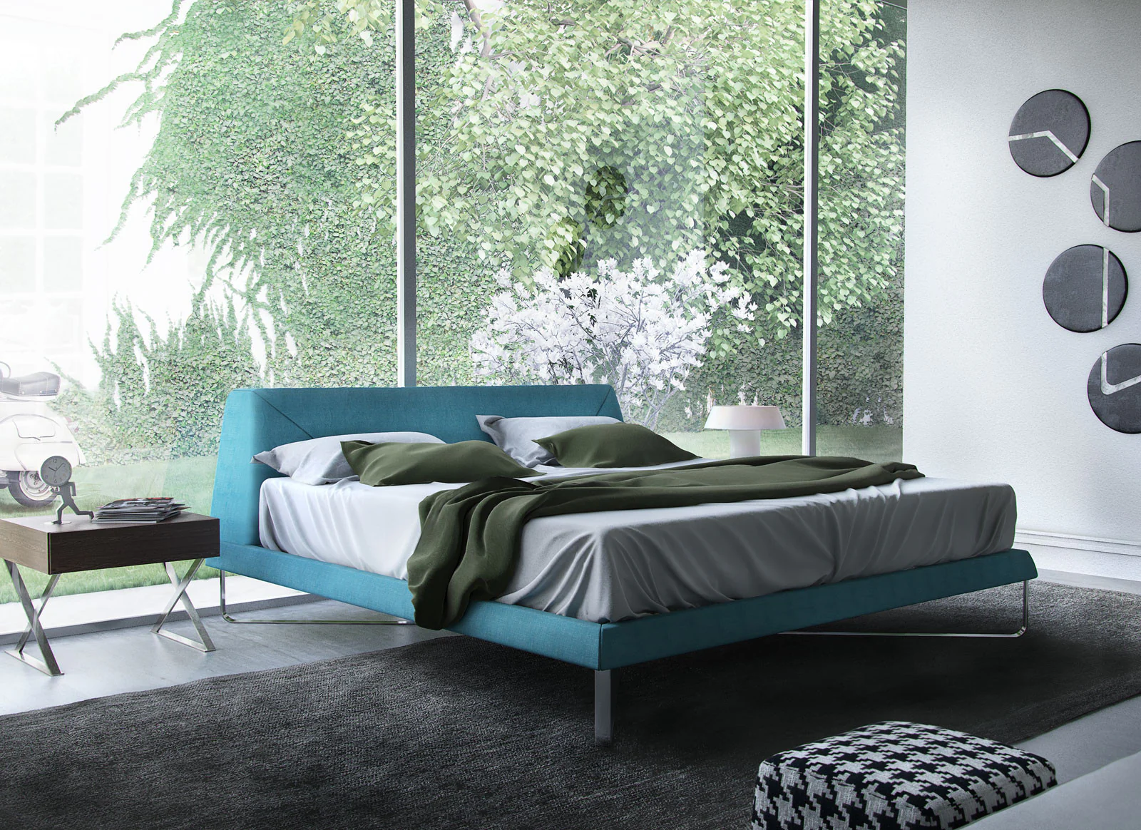 Irving Bed Blue - Image 5
