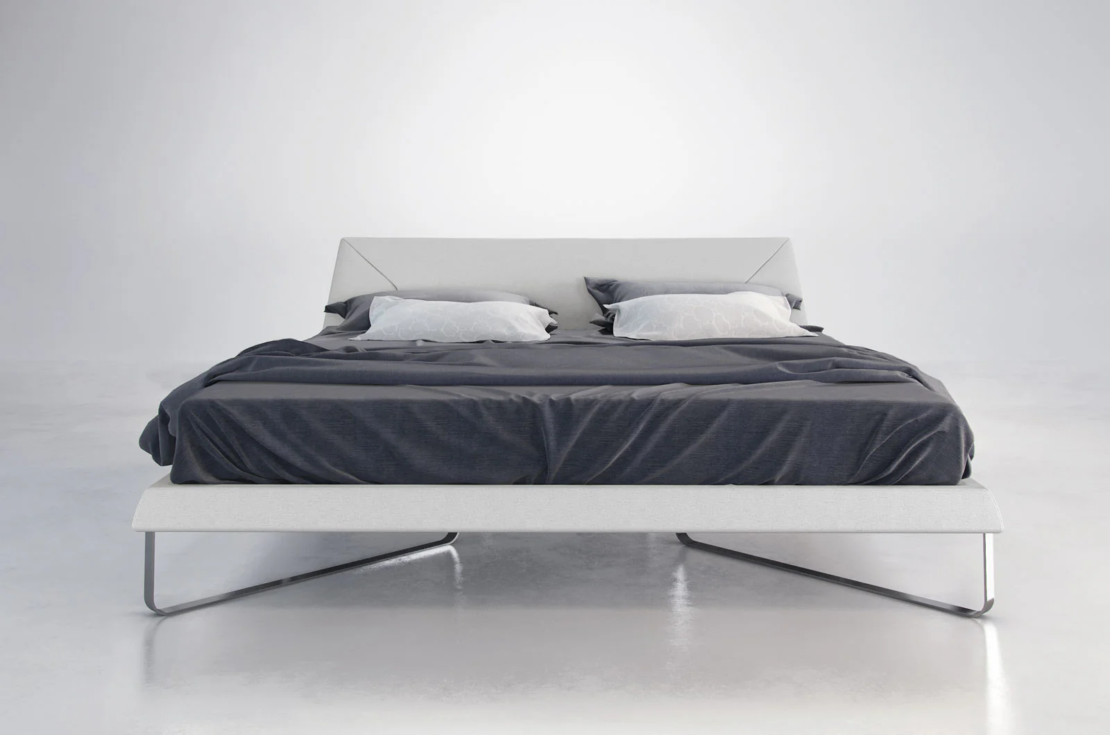 Irving Bed Dove Gray - Image 2