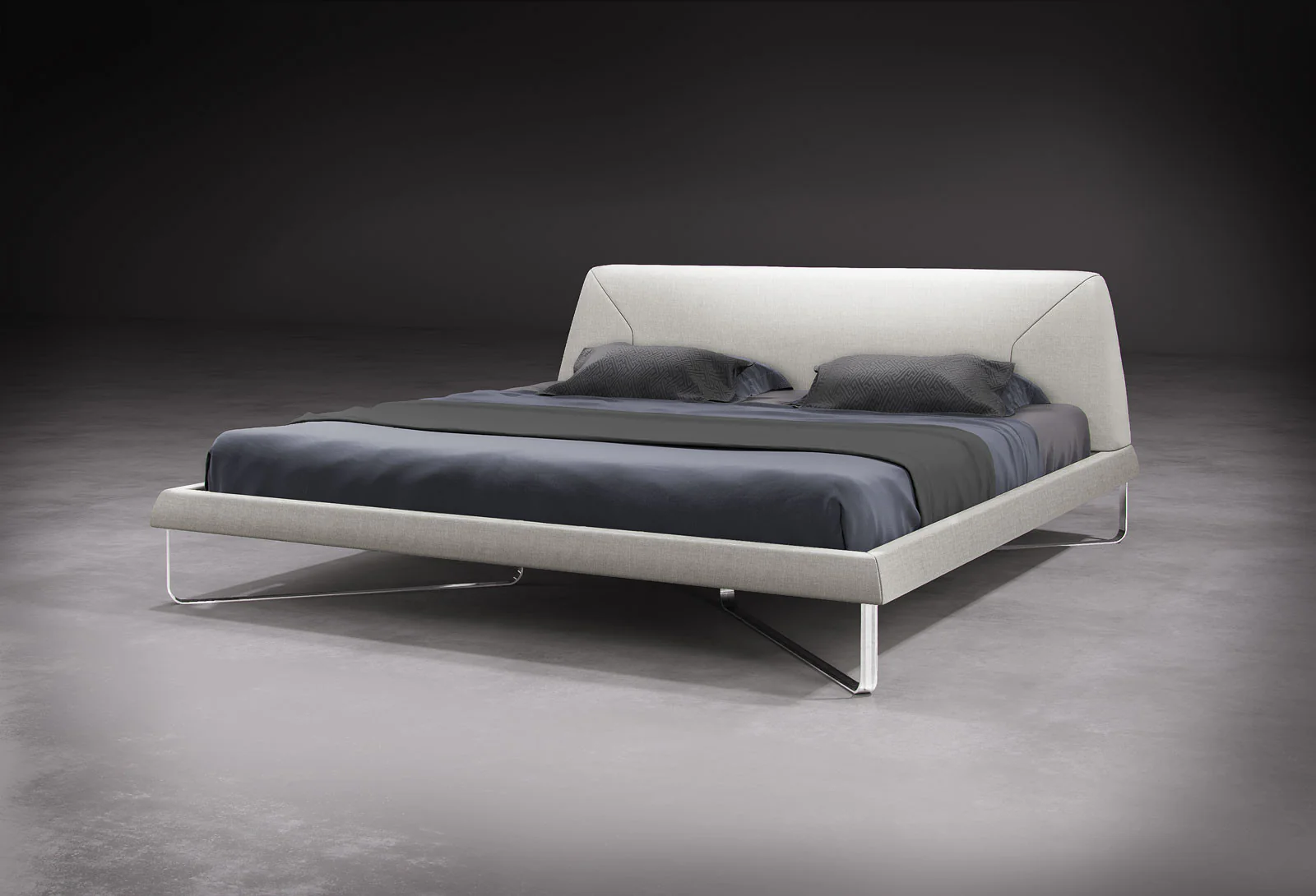 Irving Bed Dove Gray - Image 3