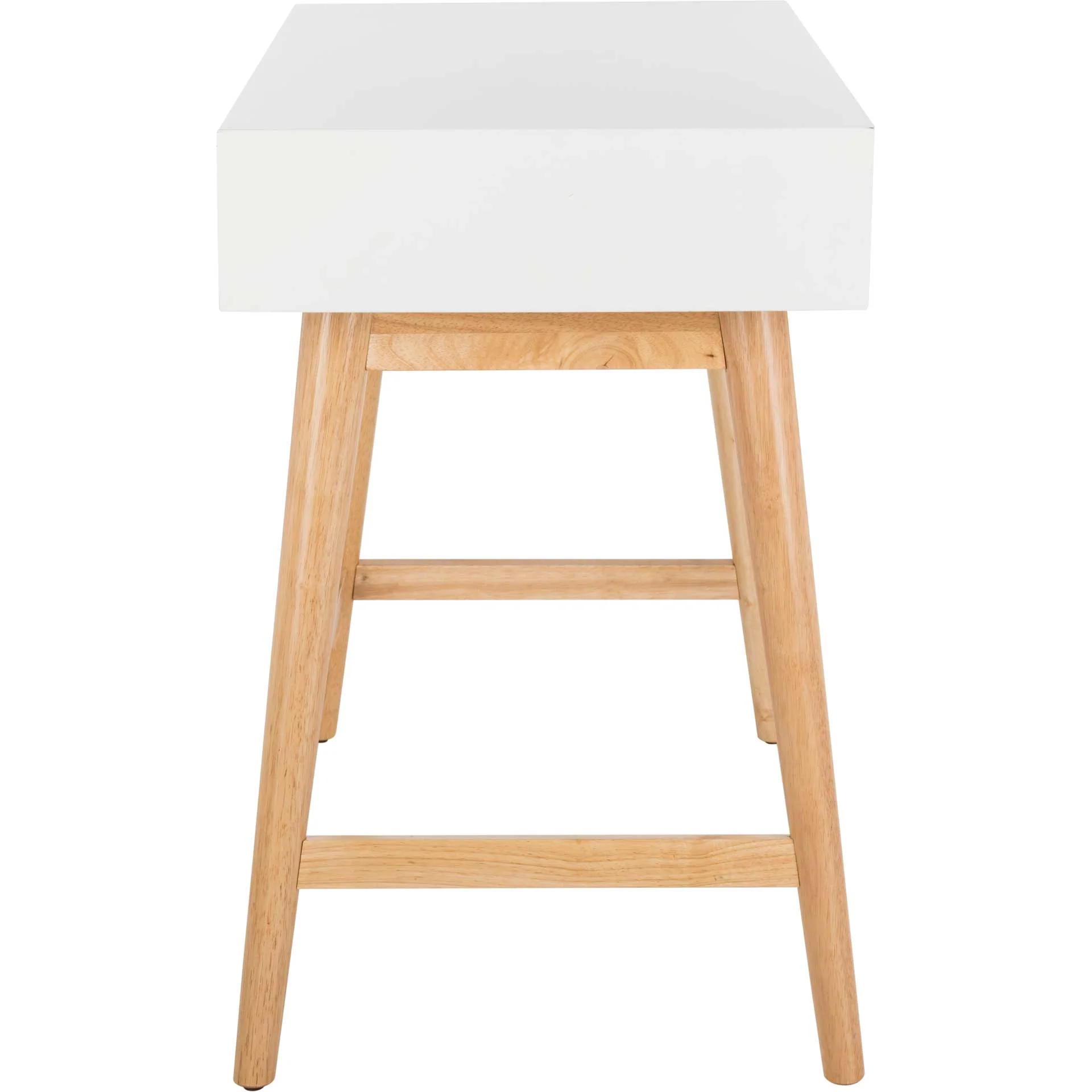 Isaiah Modern Desk White/Natural - Image 3