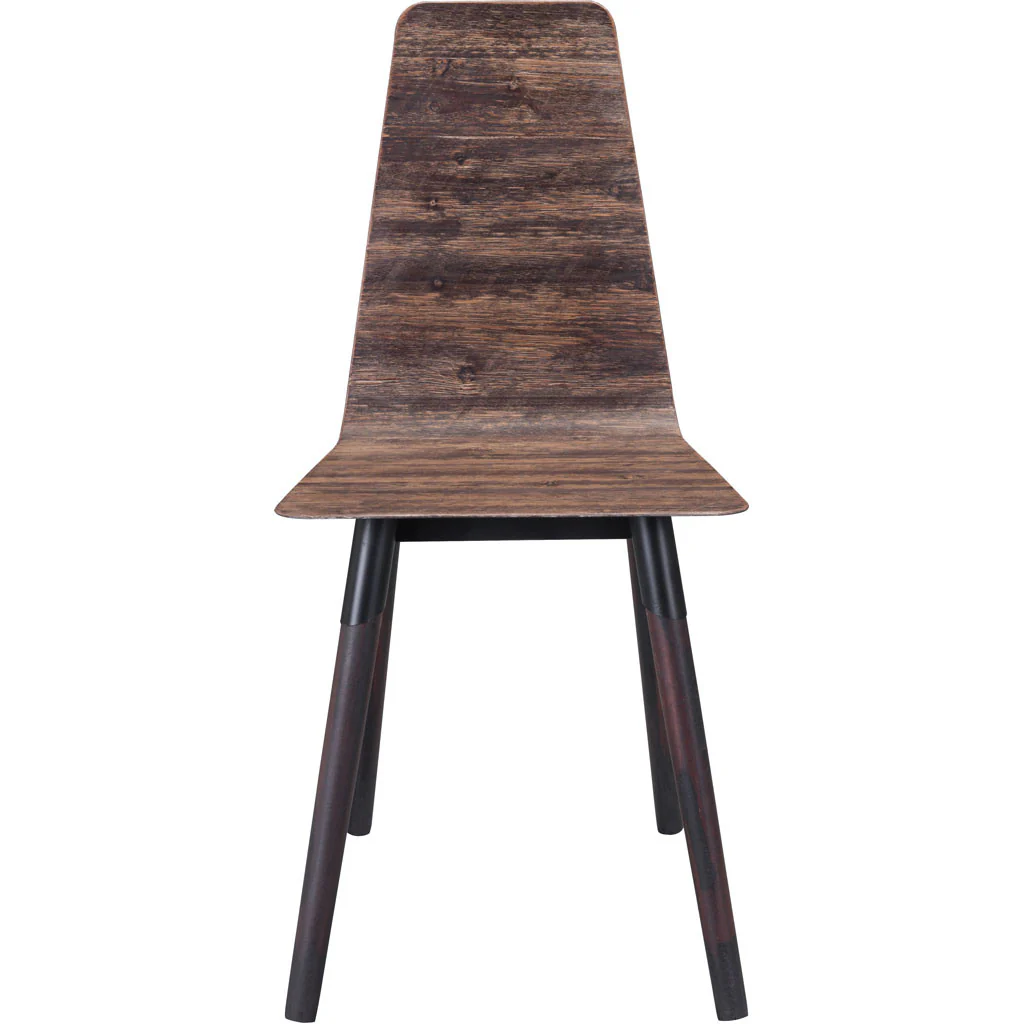 Isernia Side Chair Distressed Brown - Image 3